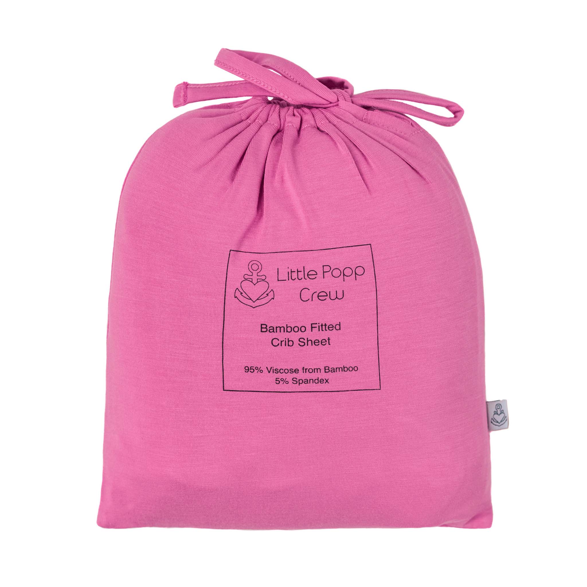 Fuchsia | Bamboo Crib Sheet