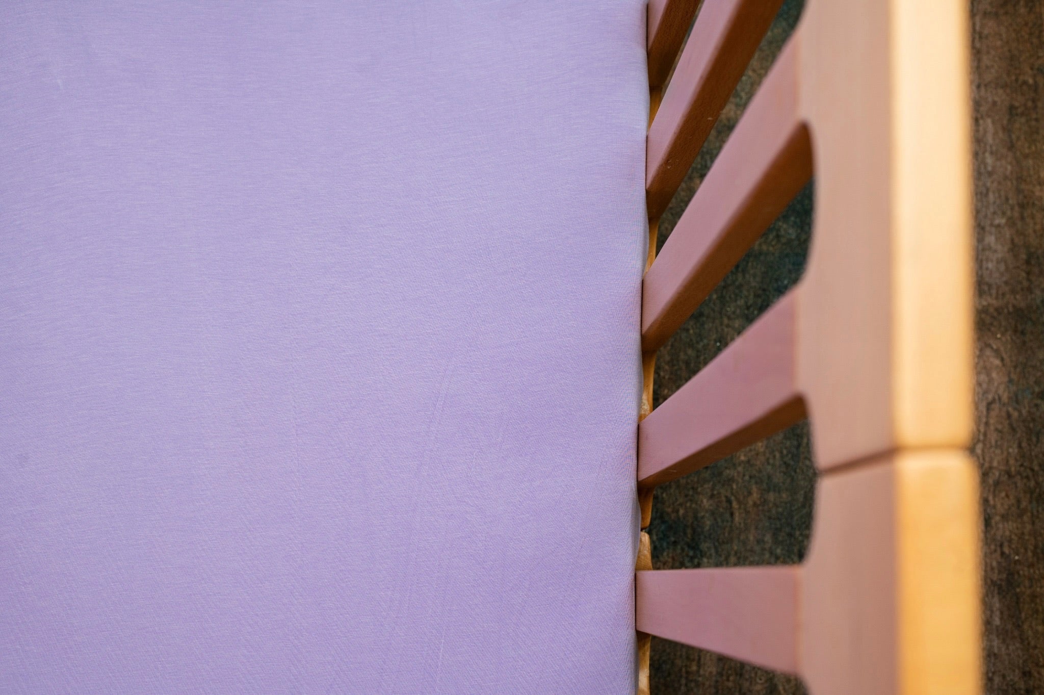 Pale Lavender | Bamboo Crib Sheet