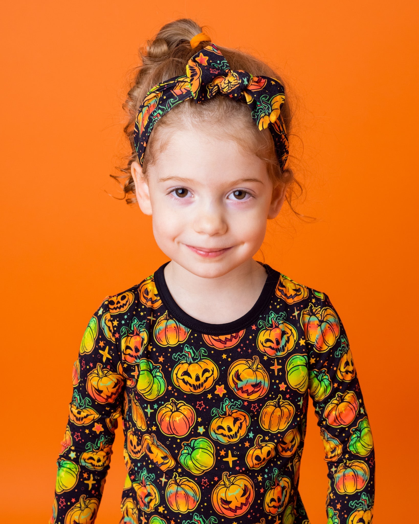 Halloween | Spooky Pumpkins | Bamboo Headband Bow