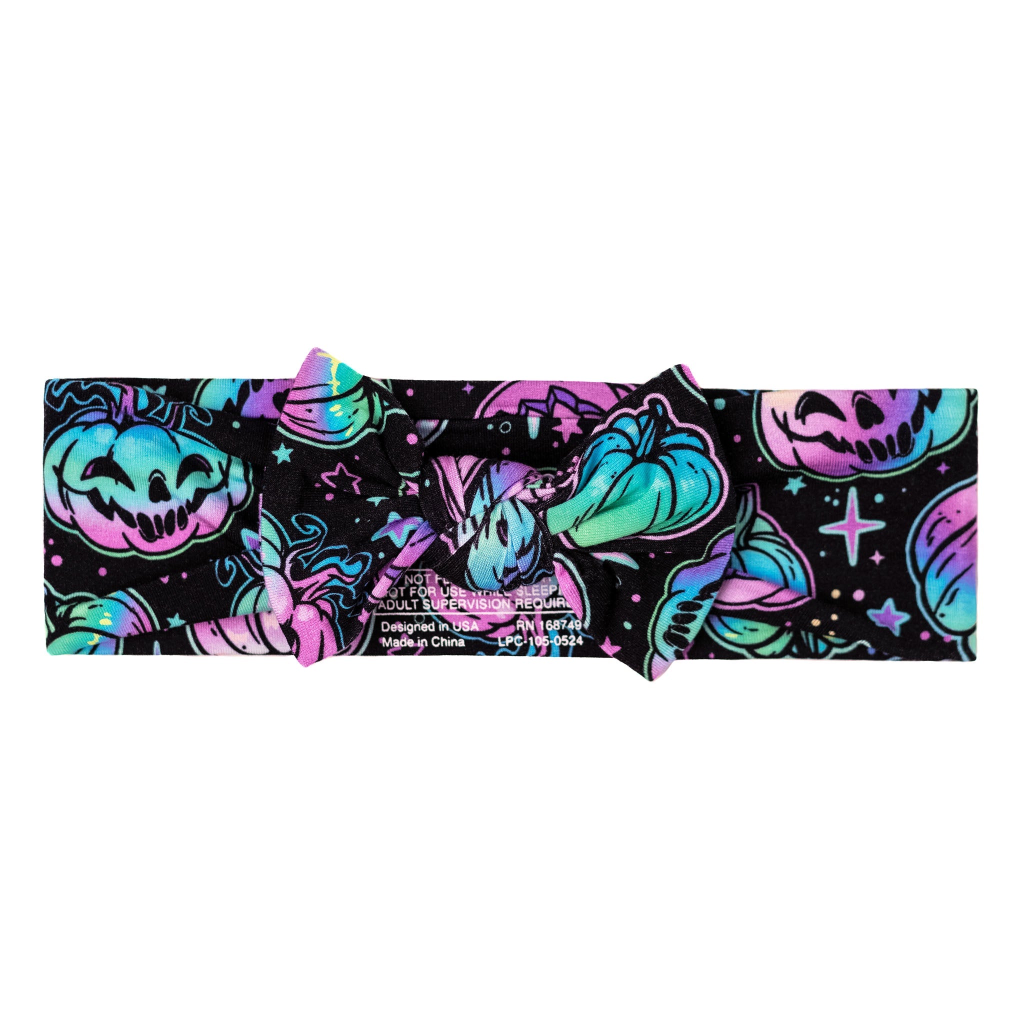 Halloween | Starlight Pumpkins | Bamboo Headband Bow