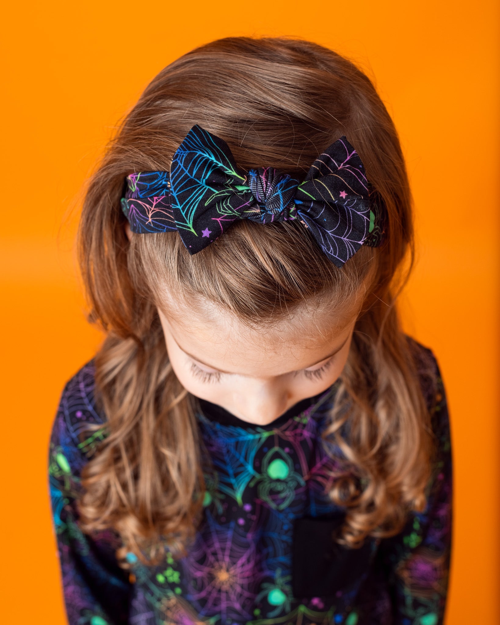 Halloween | Spooky Webs | Bamboo Headband Bow