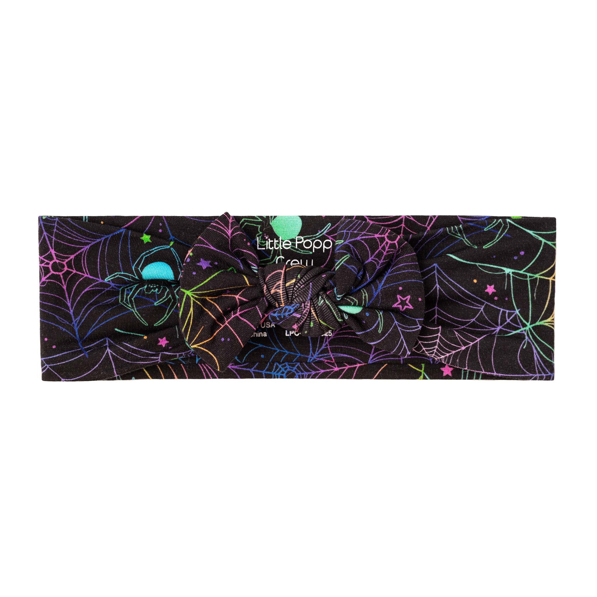 Halloween | Spooky Webs | Bamboo Headband Bow