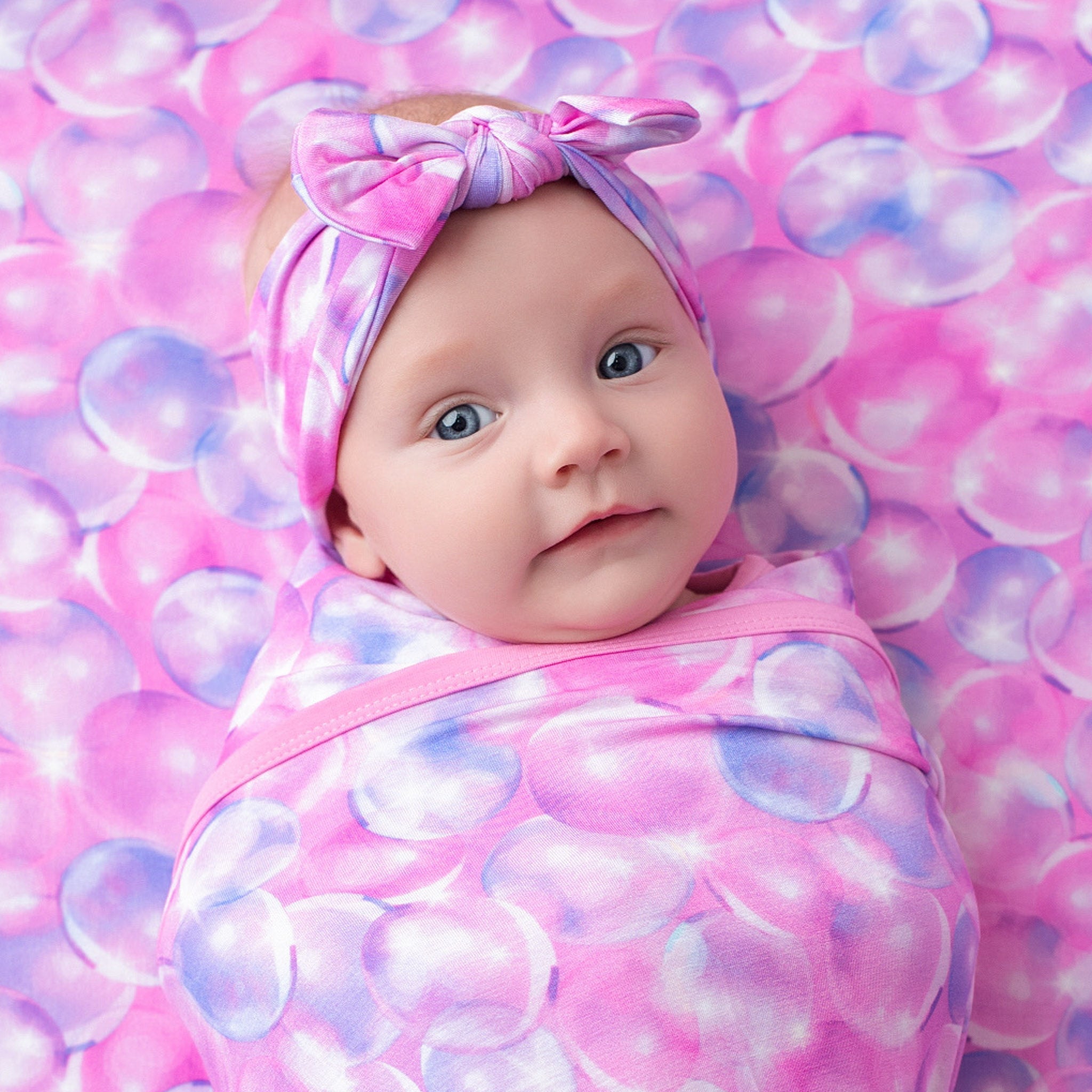 Wicked Cute | Bubbles | Bamboo Swaddle Blanket