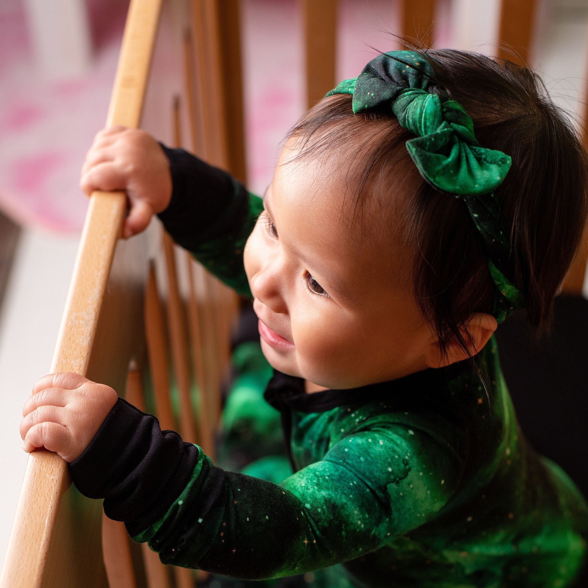 Wicked Cute | Green Galaxy Elixir | Bamboo Zipper Pajamas
