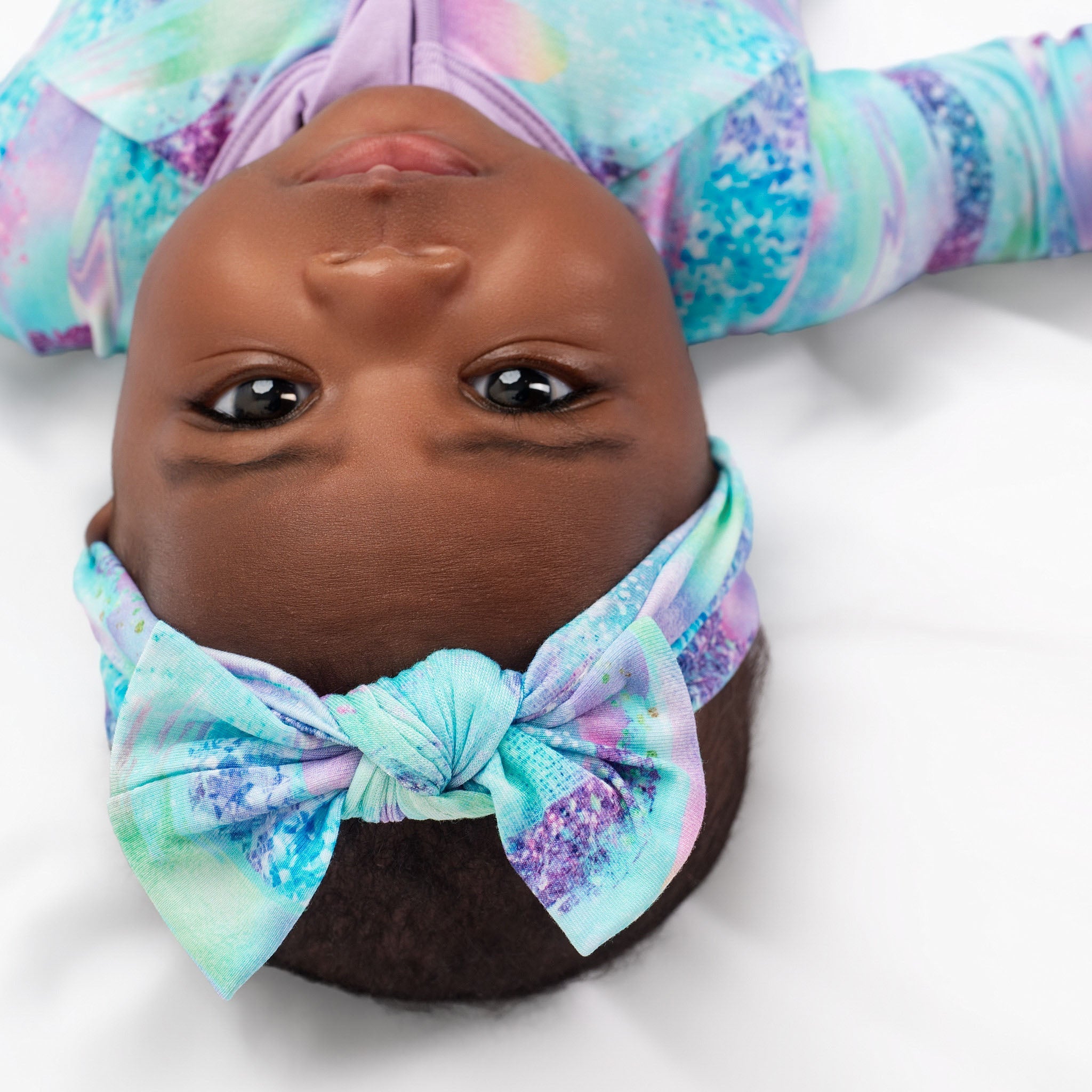 Mermaid Glitter | Bamboo Headband Bow