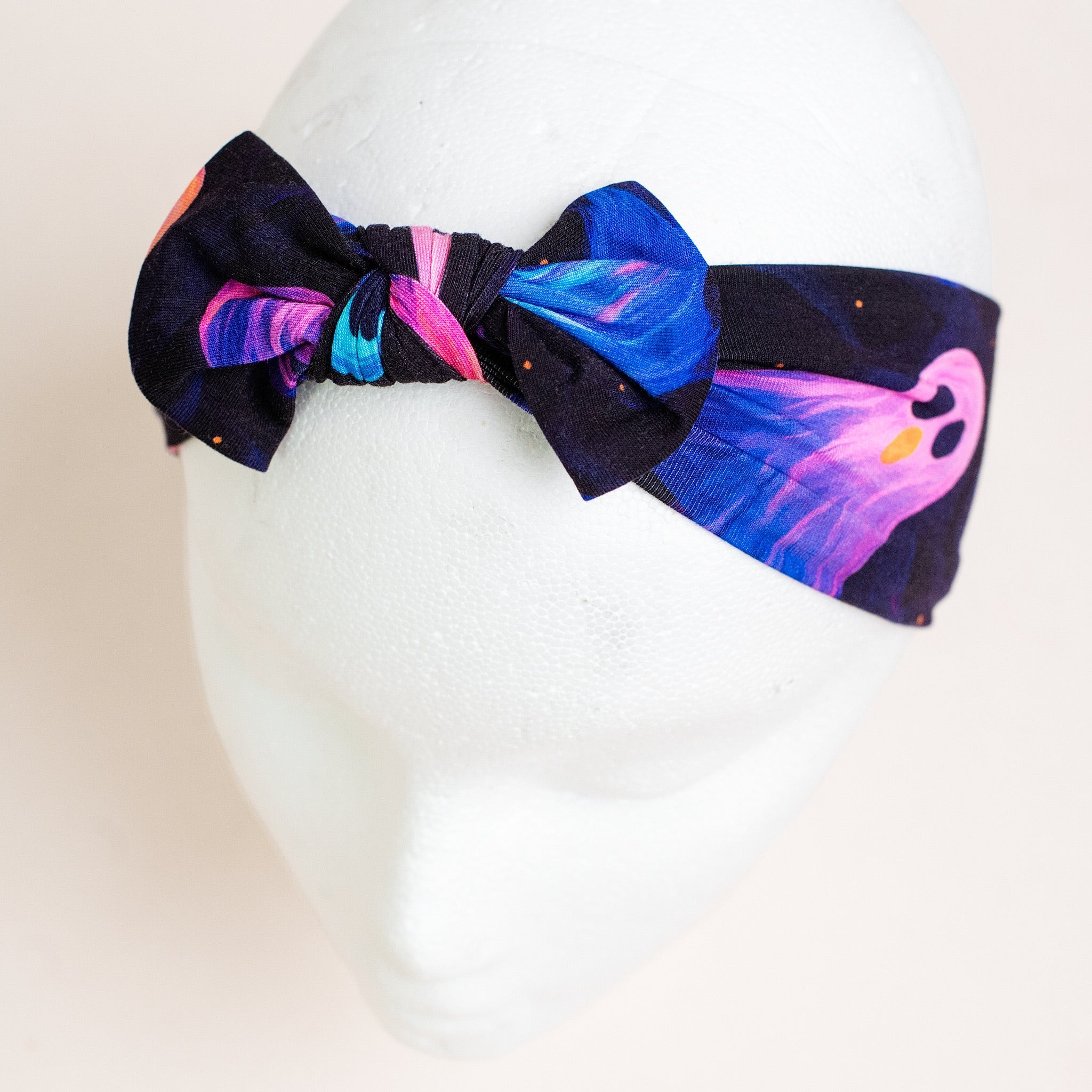 Halloween | Whirling Ghosts | Bamboo Headband Bow