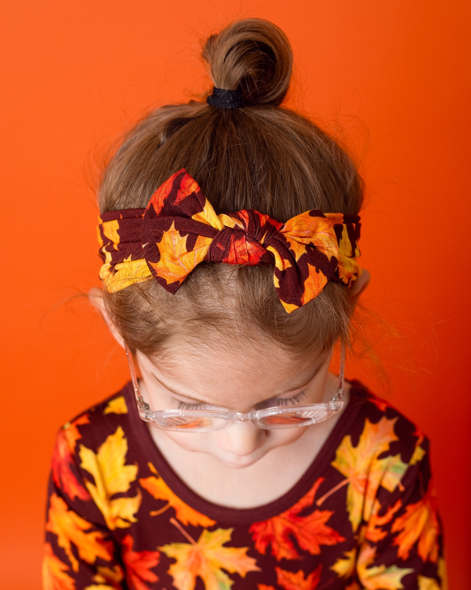 Autumn Leaves | Bamboo Headband Bow