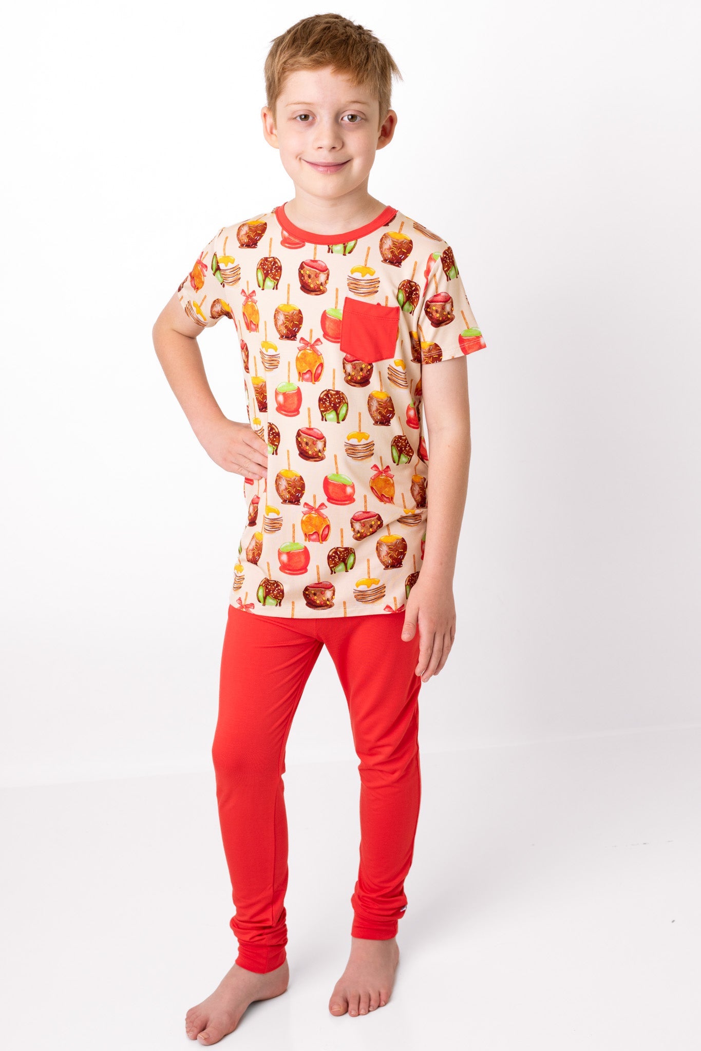 Candy Apples | Bamboo Toddler & Kids Pocket T-shirt