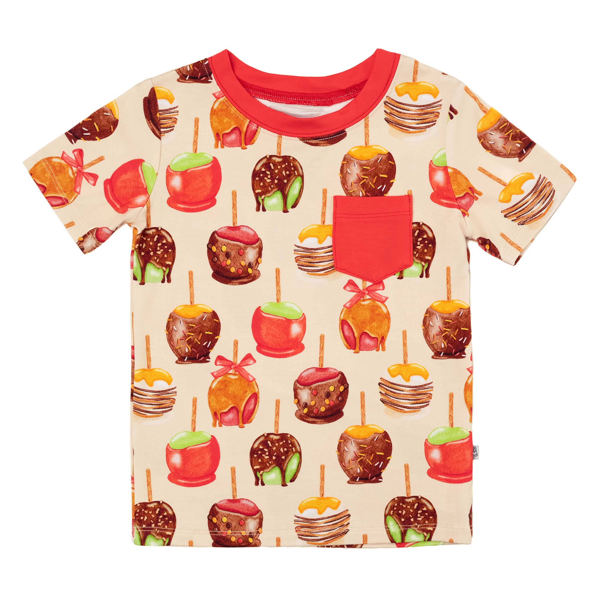 Candy Apples | Bamboo Toddler & Kids Pocket T-shirt