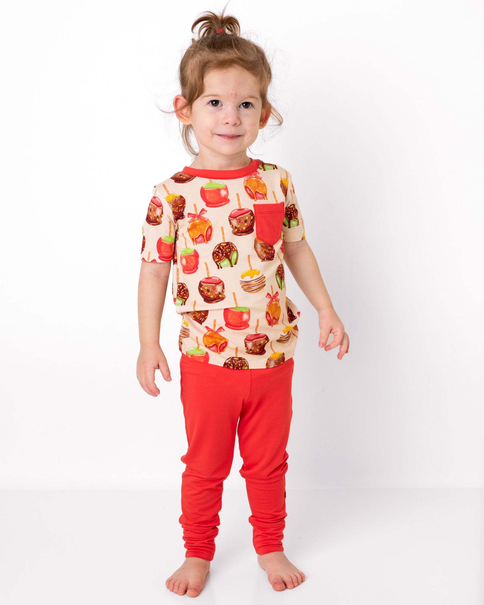 Candy Apples | Bamboo Toddler & Kids Pocket T-shirt