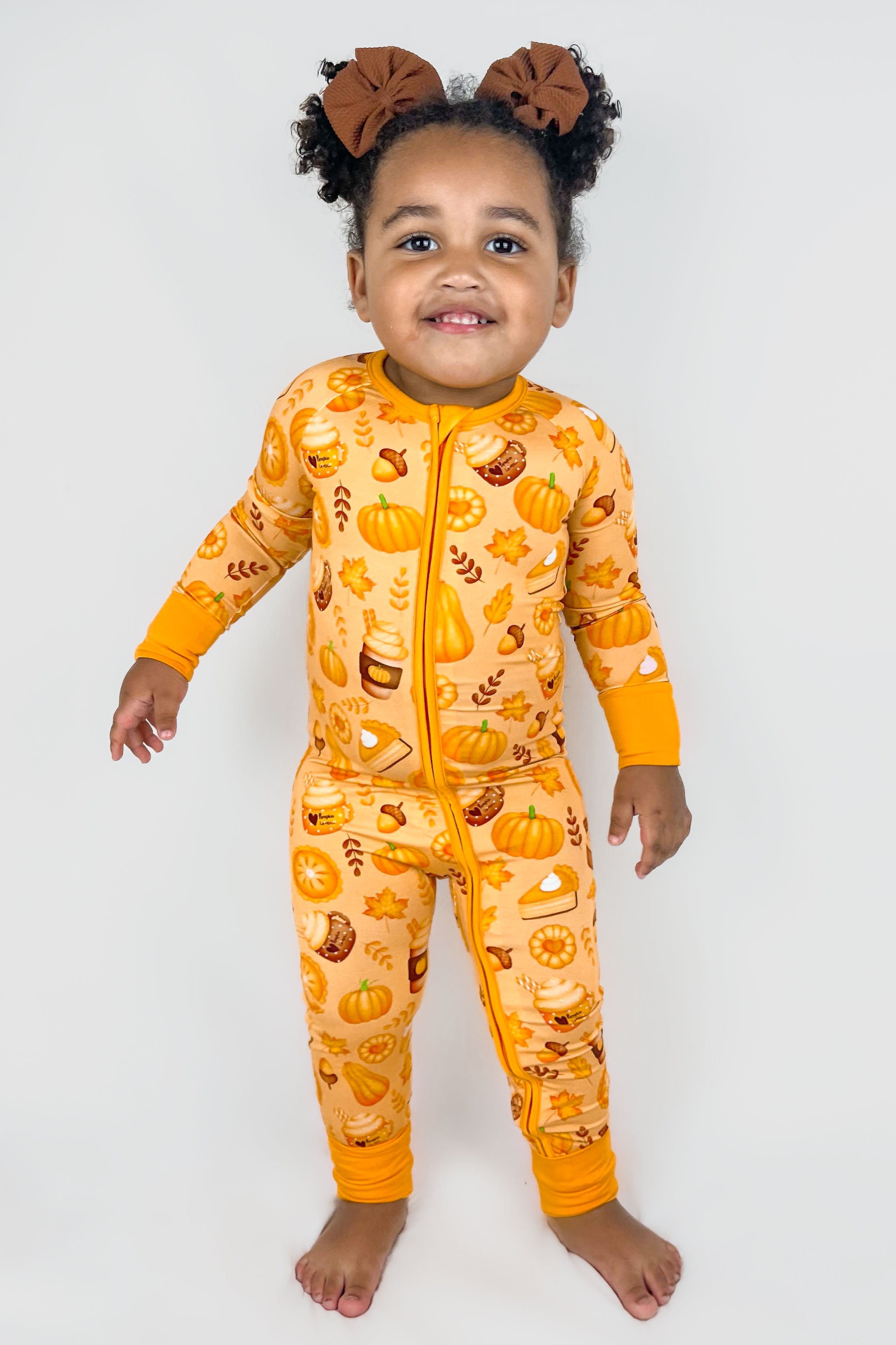 Pumpkin Lover | Bamboo Zipper Pajamas