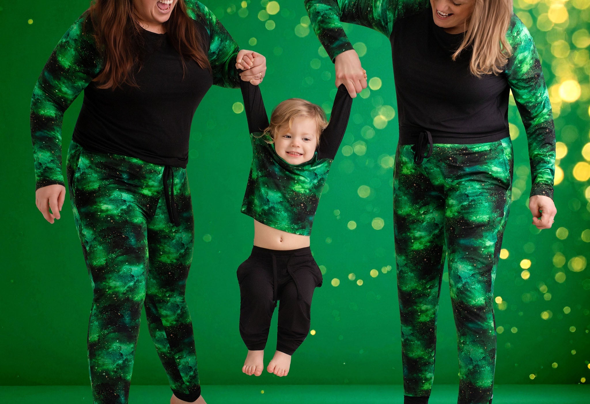 Wicked Cute | Green Galaxy Elixir | Bamboo Raglan Tee