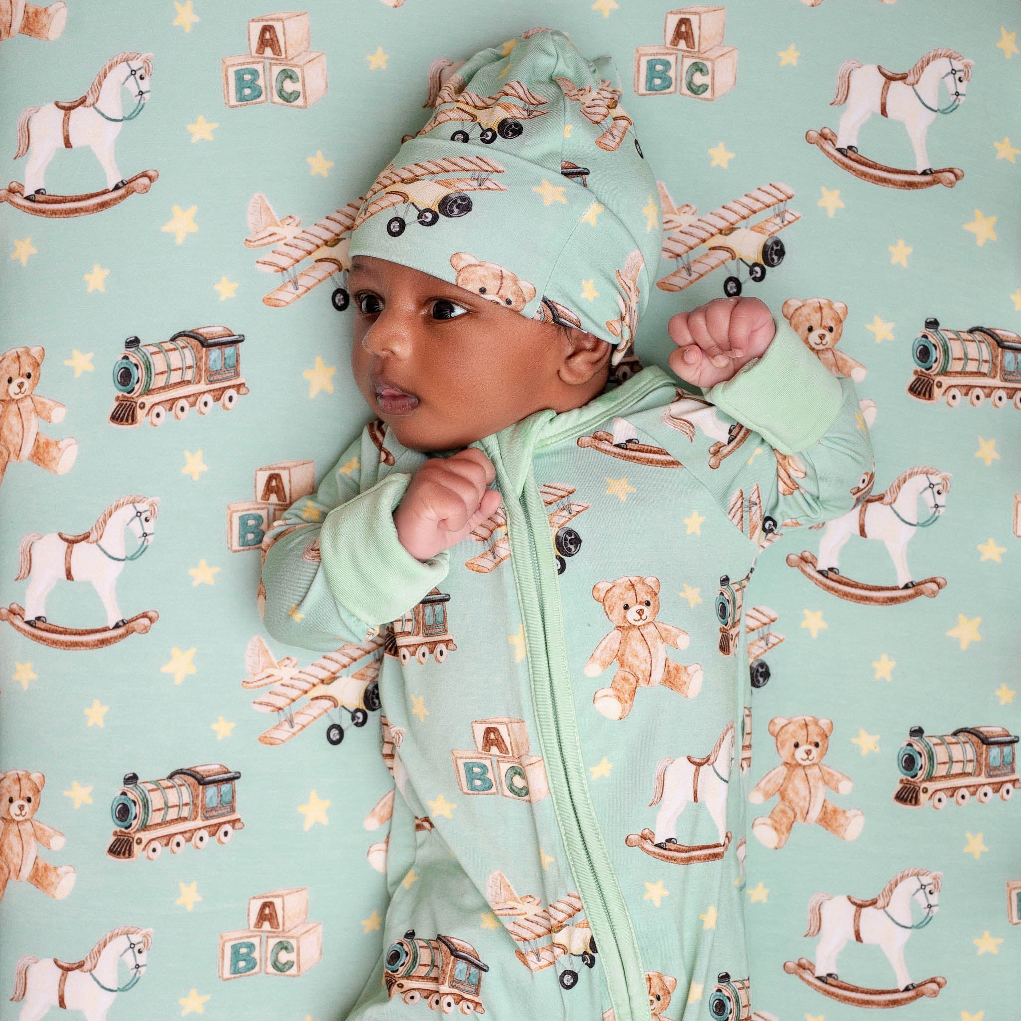 Vintage Toys | Bamboo Newborn Baby Knotted Hat