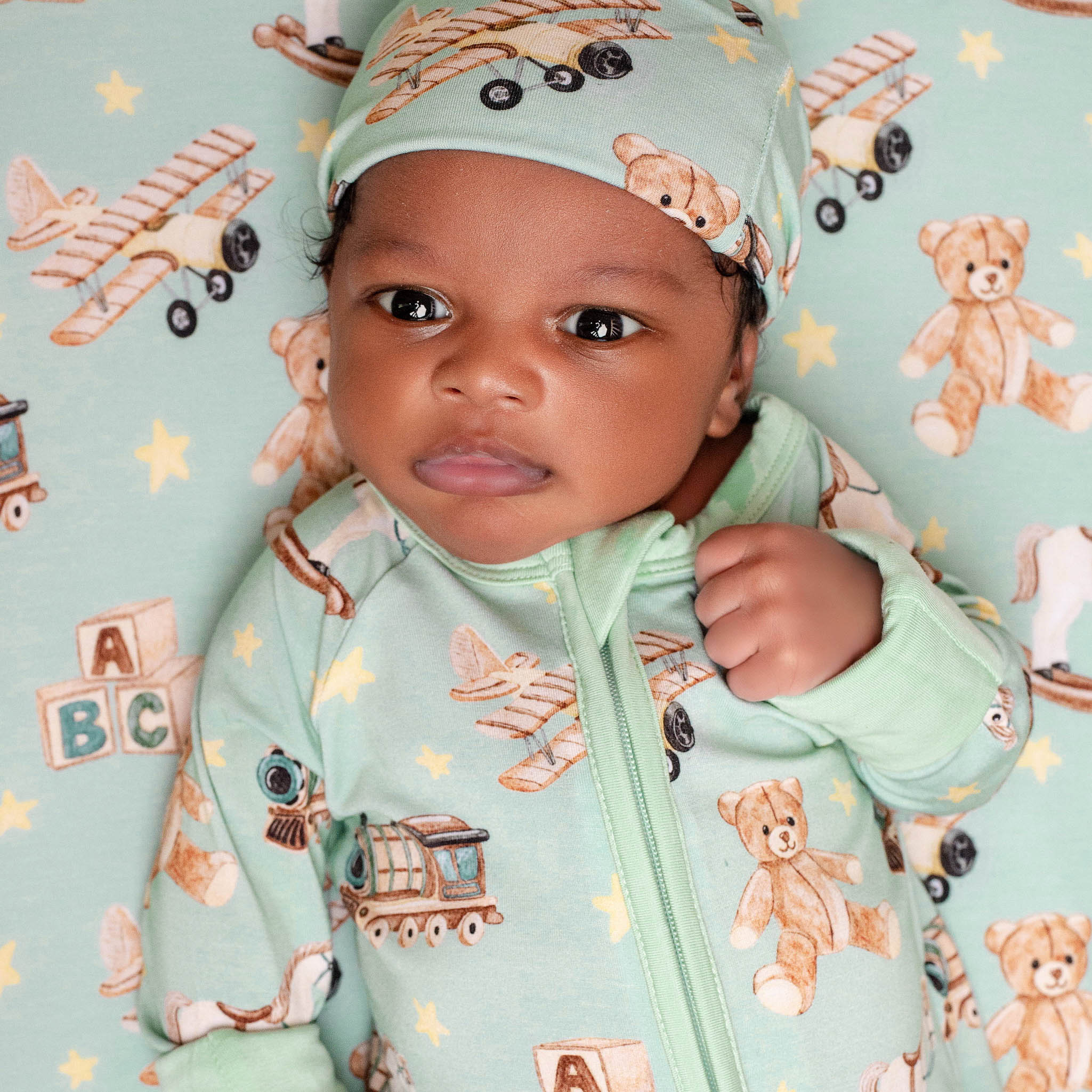 Vintage Toys | Bamboo Newborn Baby Knotted Hat