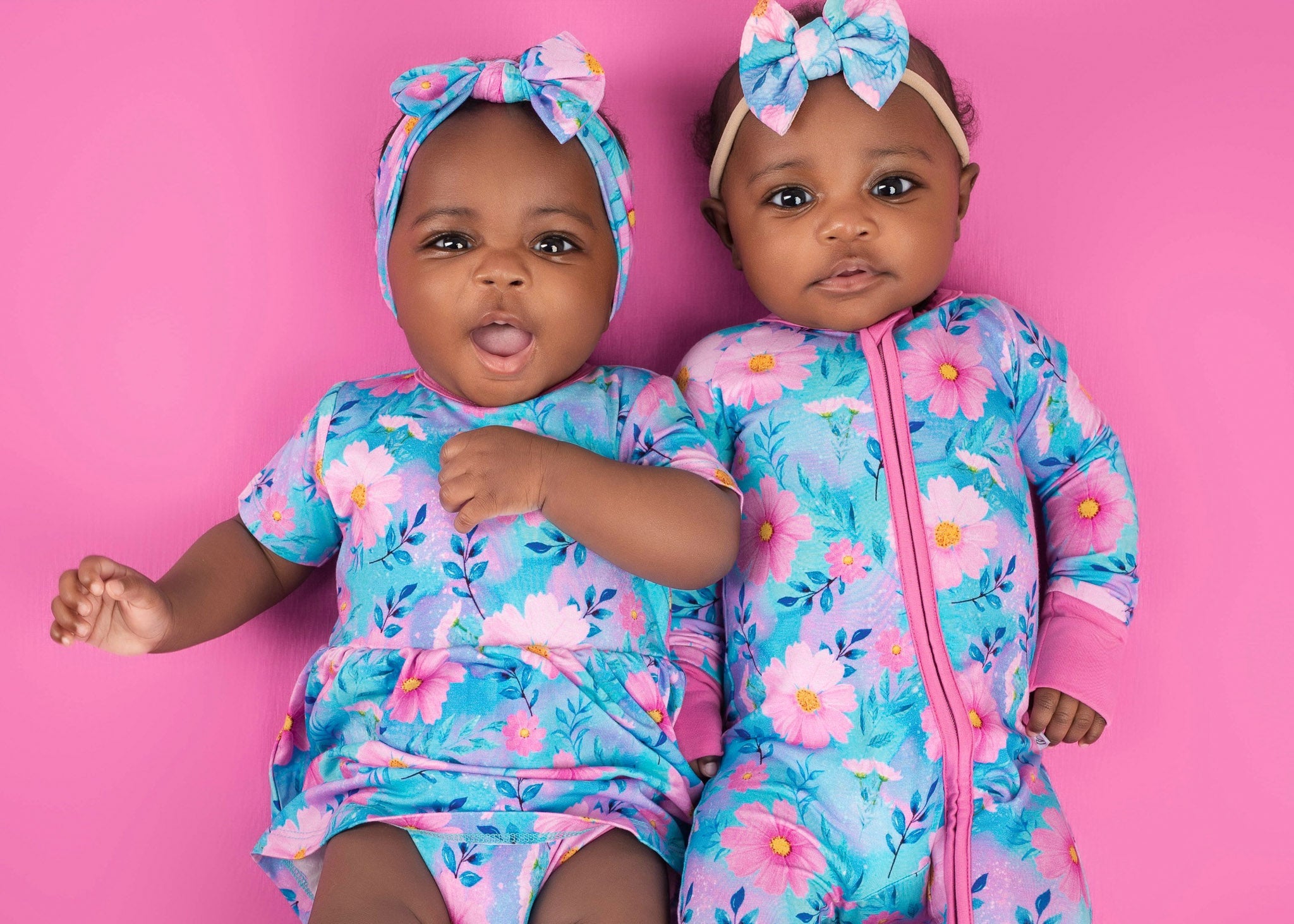 Dreamy Cosmos | Baby & Toddler Bamboo Bodysuit Dress