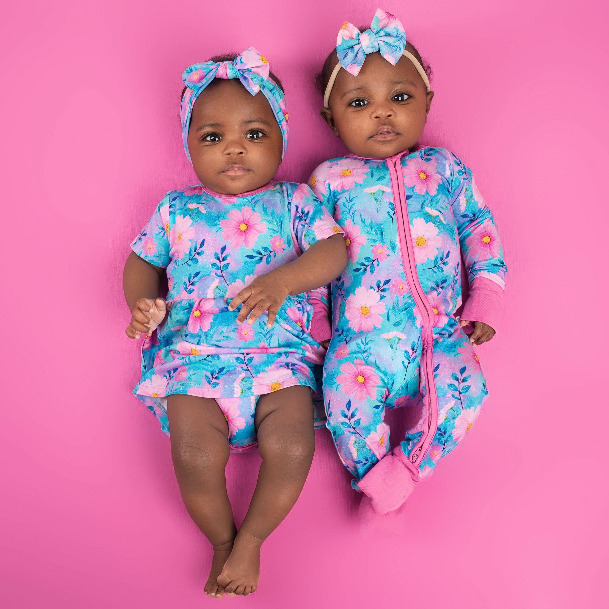 Dreamy Cosmos | Baby & Toddler Bamboo Bodysuit Dress