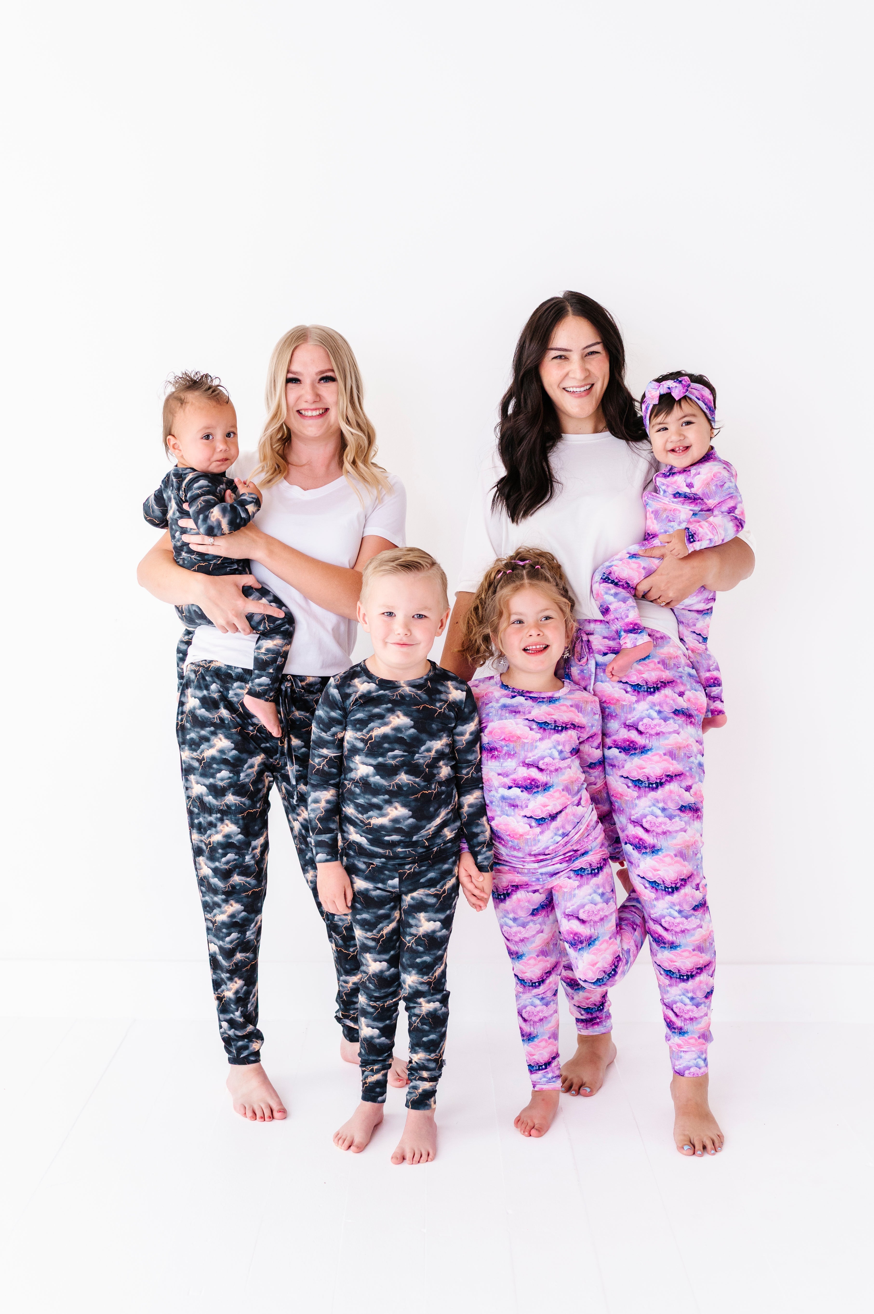 Shimmer Clouds | Bamboo Zipper Pajamas