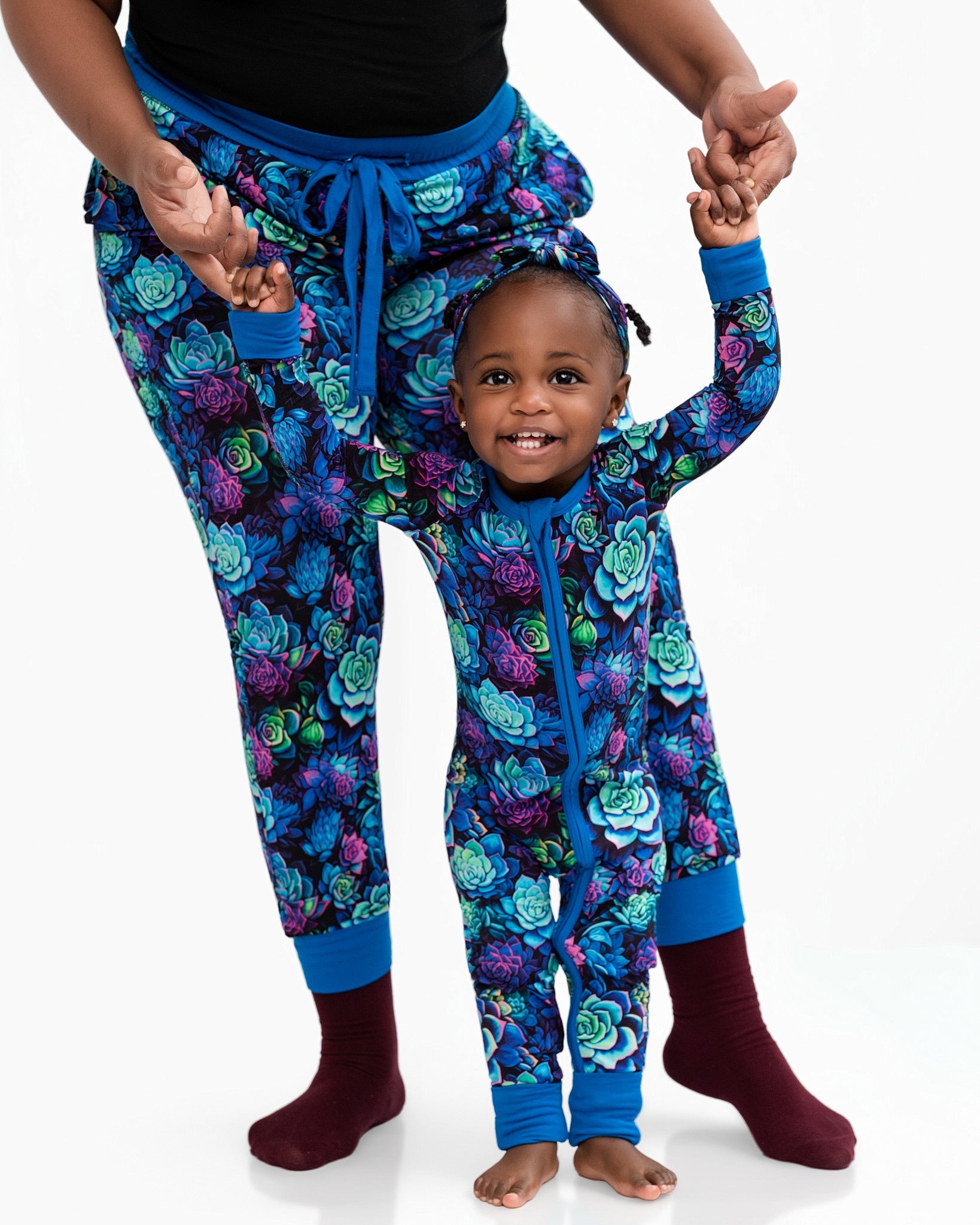 Electric Succulents | Women’s Bamboo Joggers