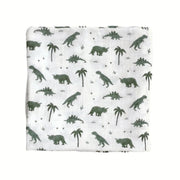 Bamboo Muslin Swaddle Blanket - Dino-snores