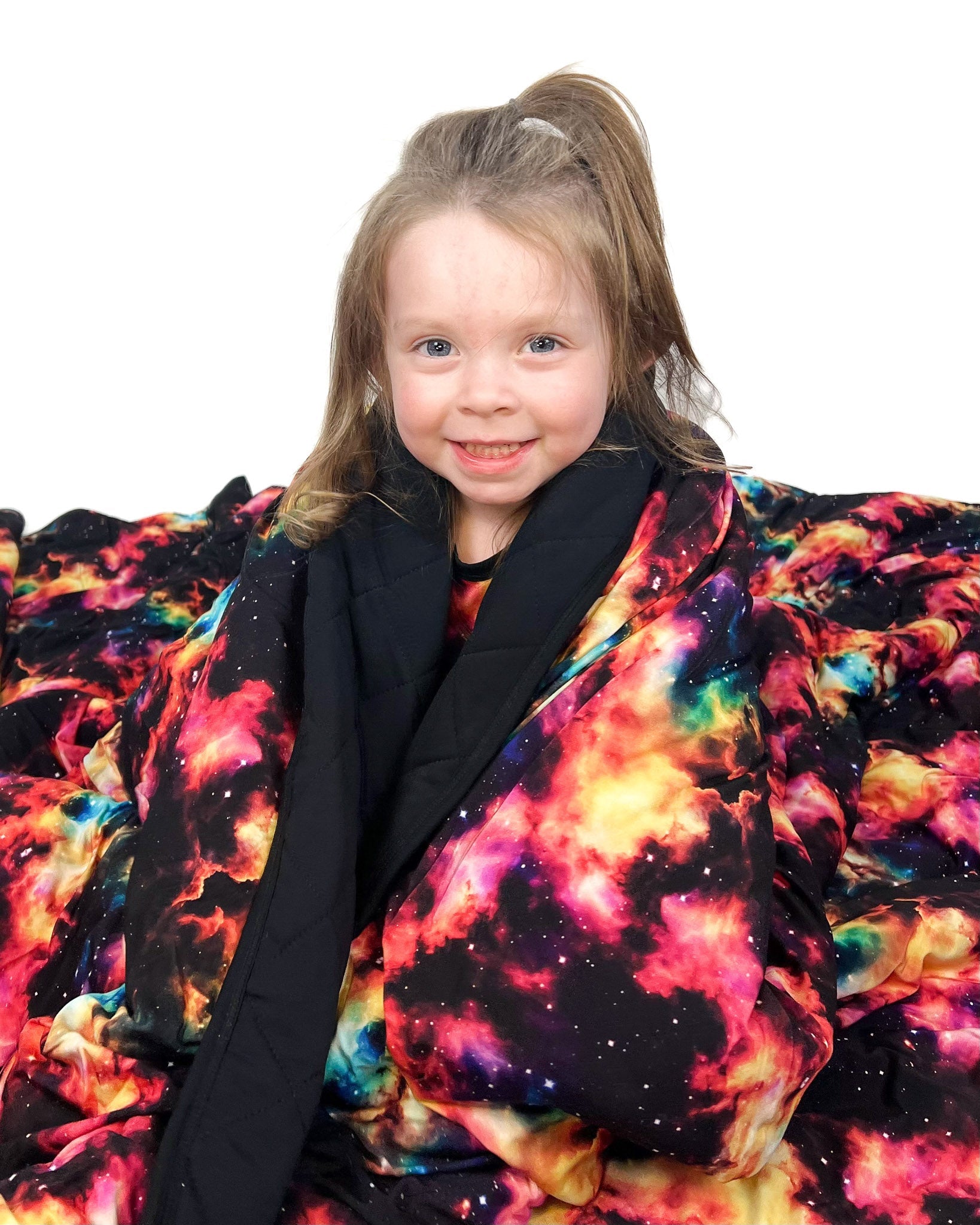 Cosmic Nebula | Quilted Bamboo Adult Blanket