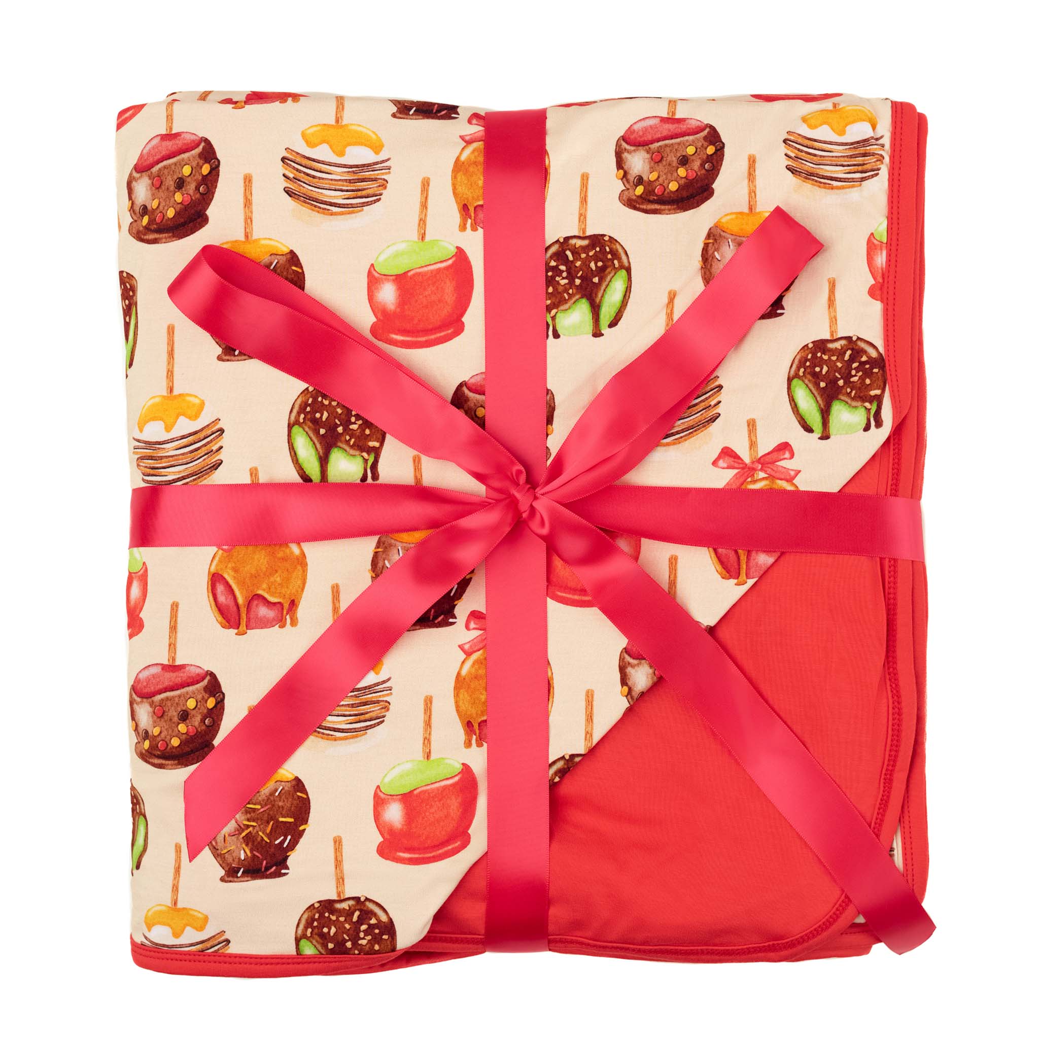 Candy Apples | Double Layer Bamboo Adult Blanket