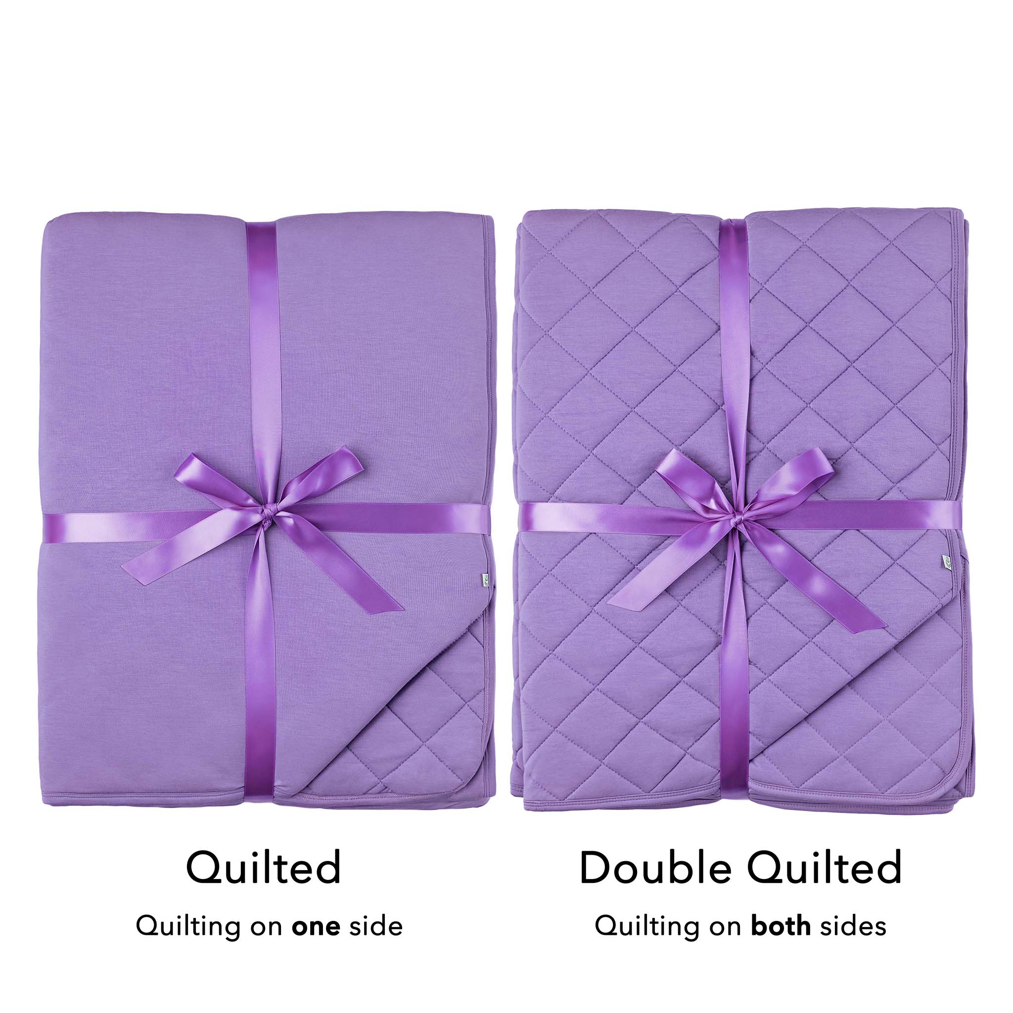Purple | Bamboo Quilted Adult Blanket