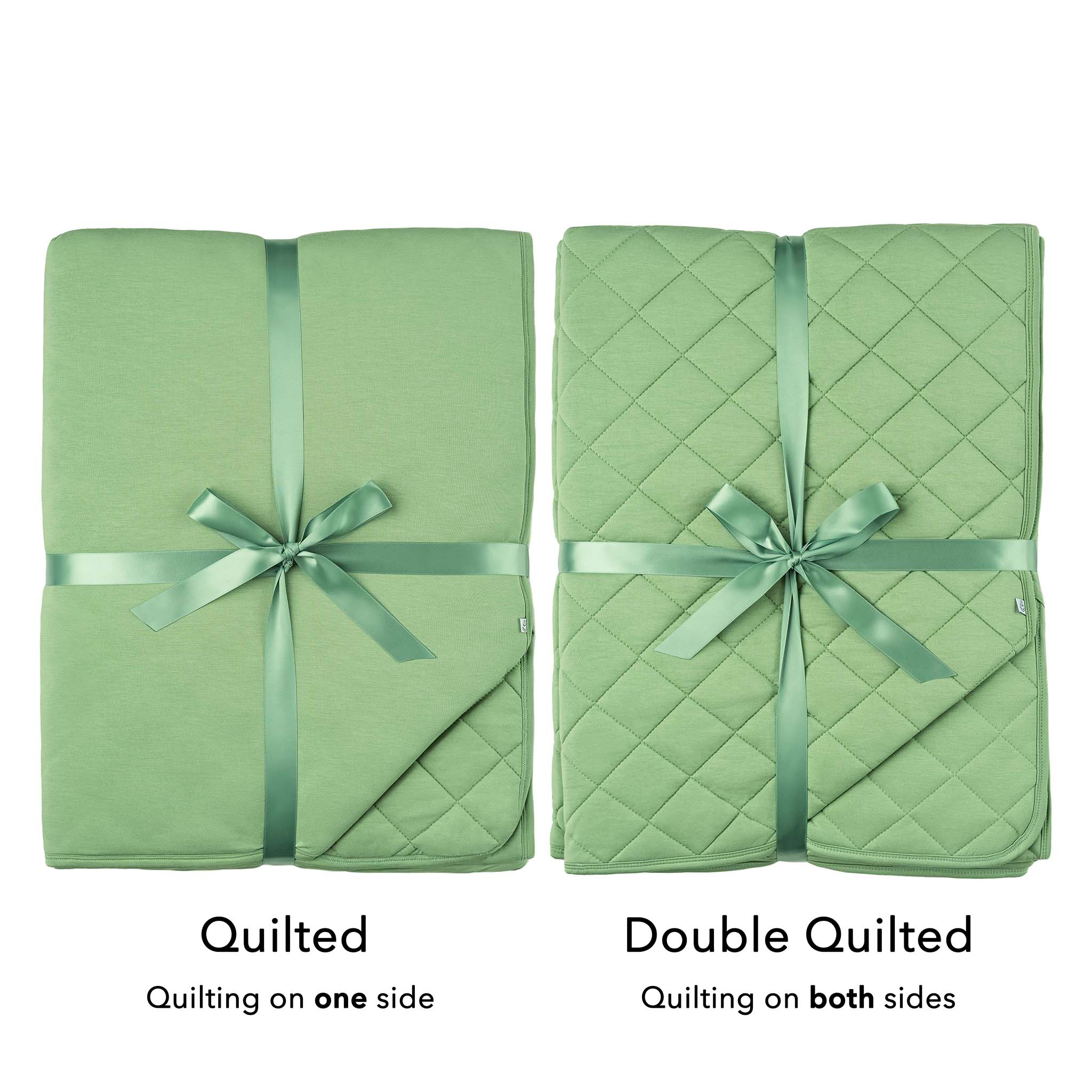 Sage Green | Bamboo Quilted Adult Blanket