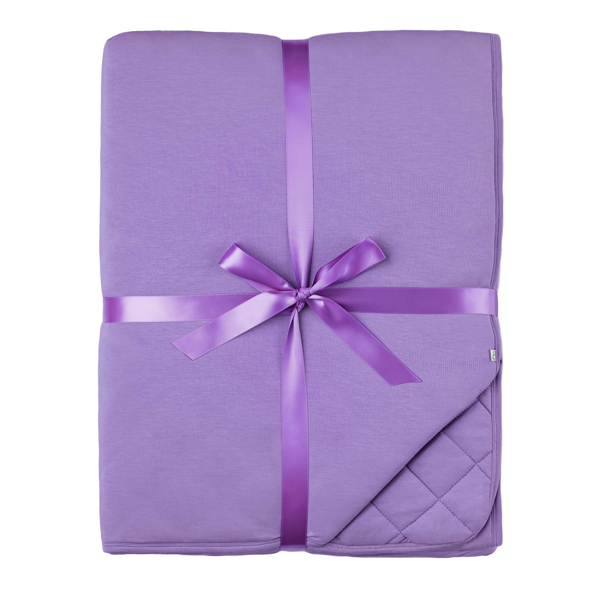Purple | Bamboo Quilted Adult Blanket