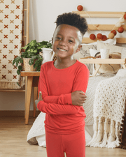 Red Bamboo Pajama Set