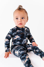 Stormy Clouds | Bamboo Zipper Pajamas
