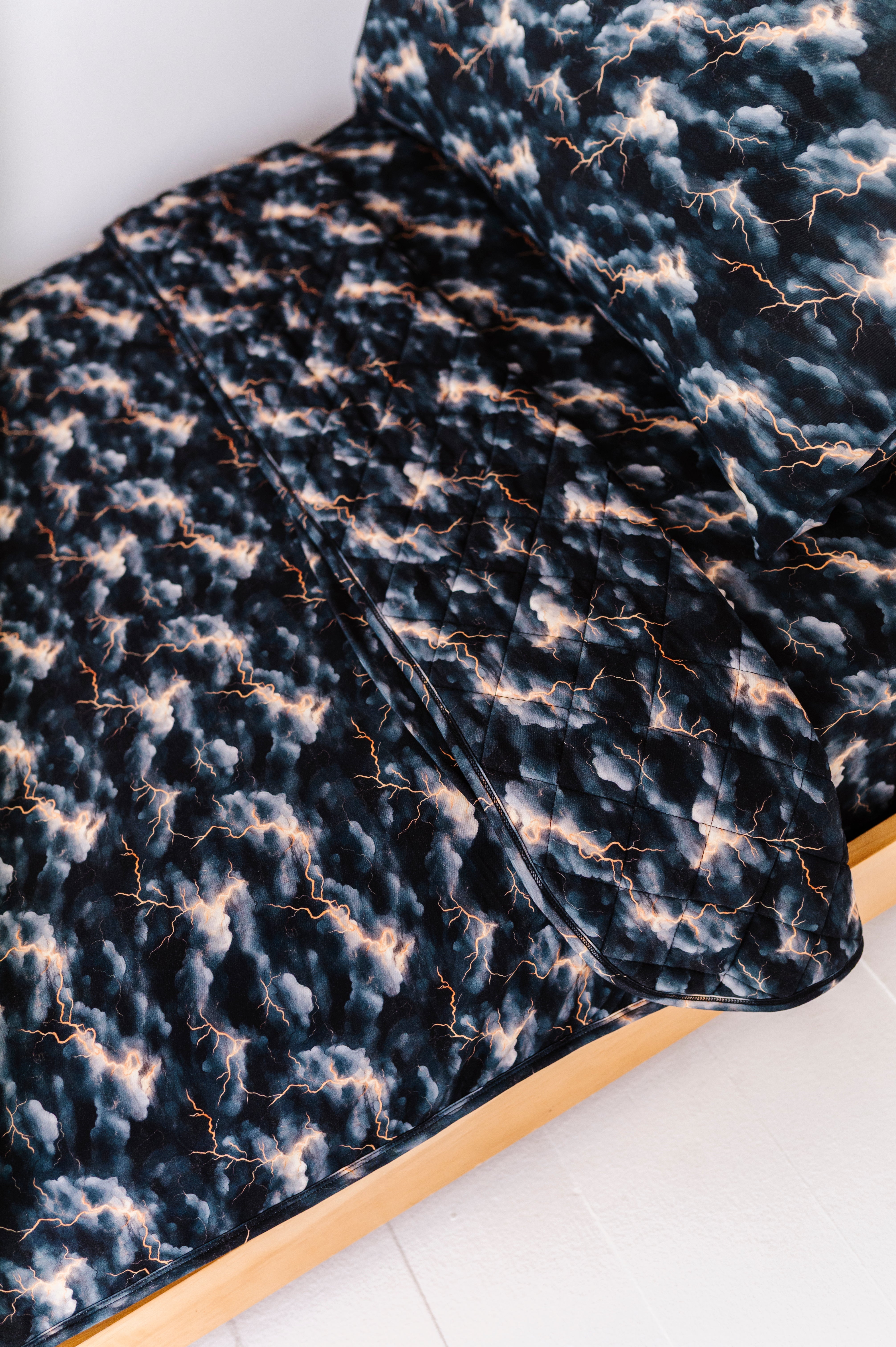 Stormy Clouds | Bamboo Twin Fitted Sheet & 1 Pillowcase