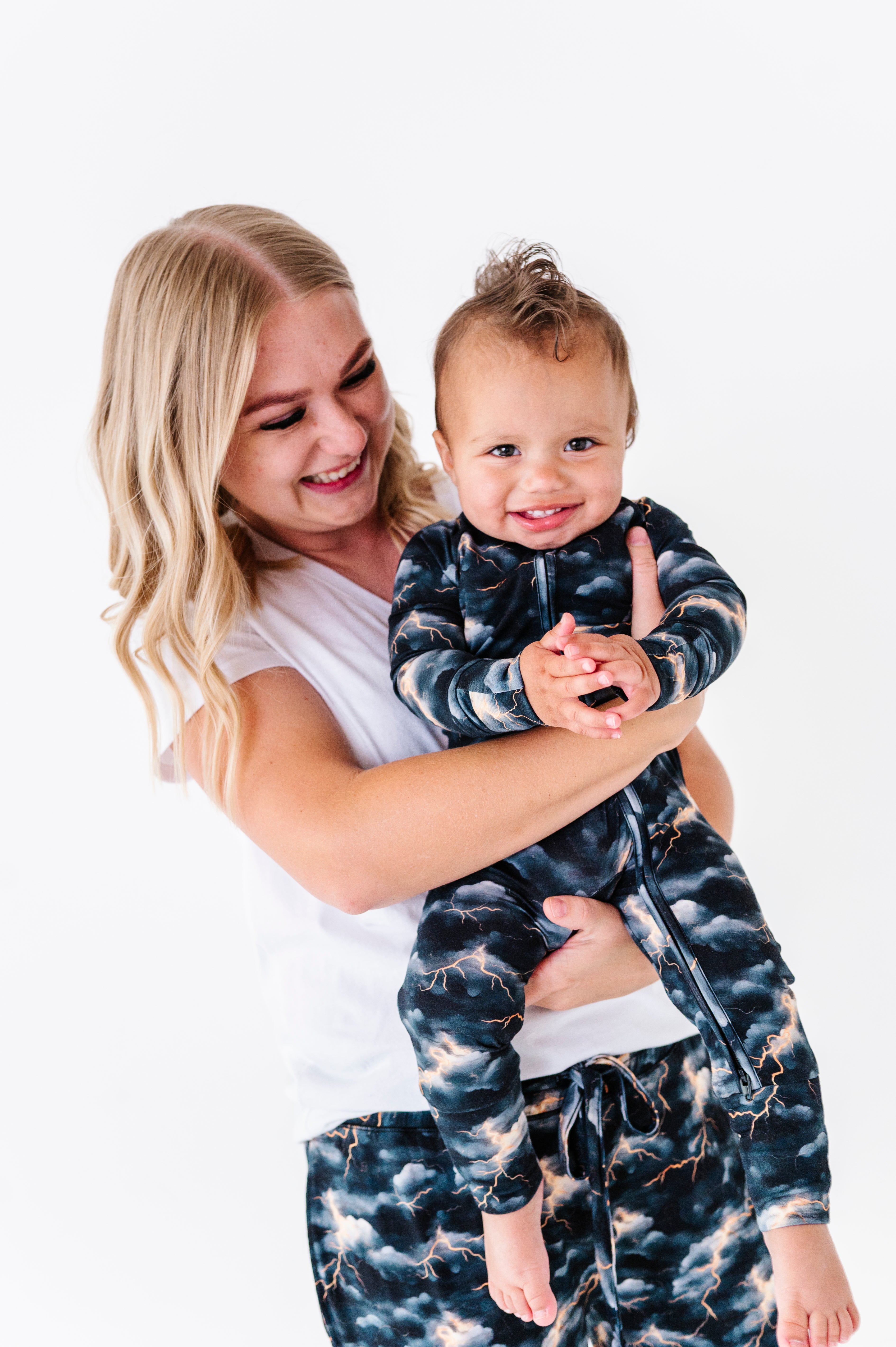 Stormy Clouds | Bamboo Zipper Pajamas
