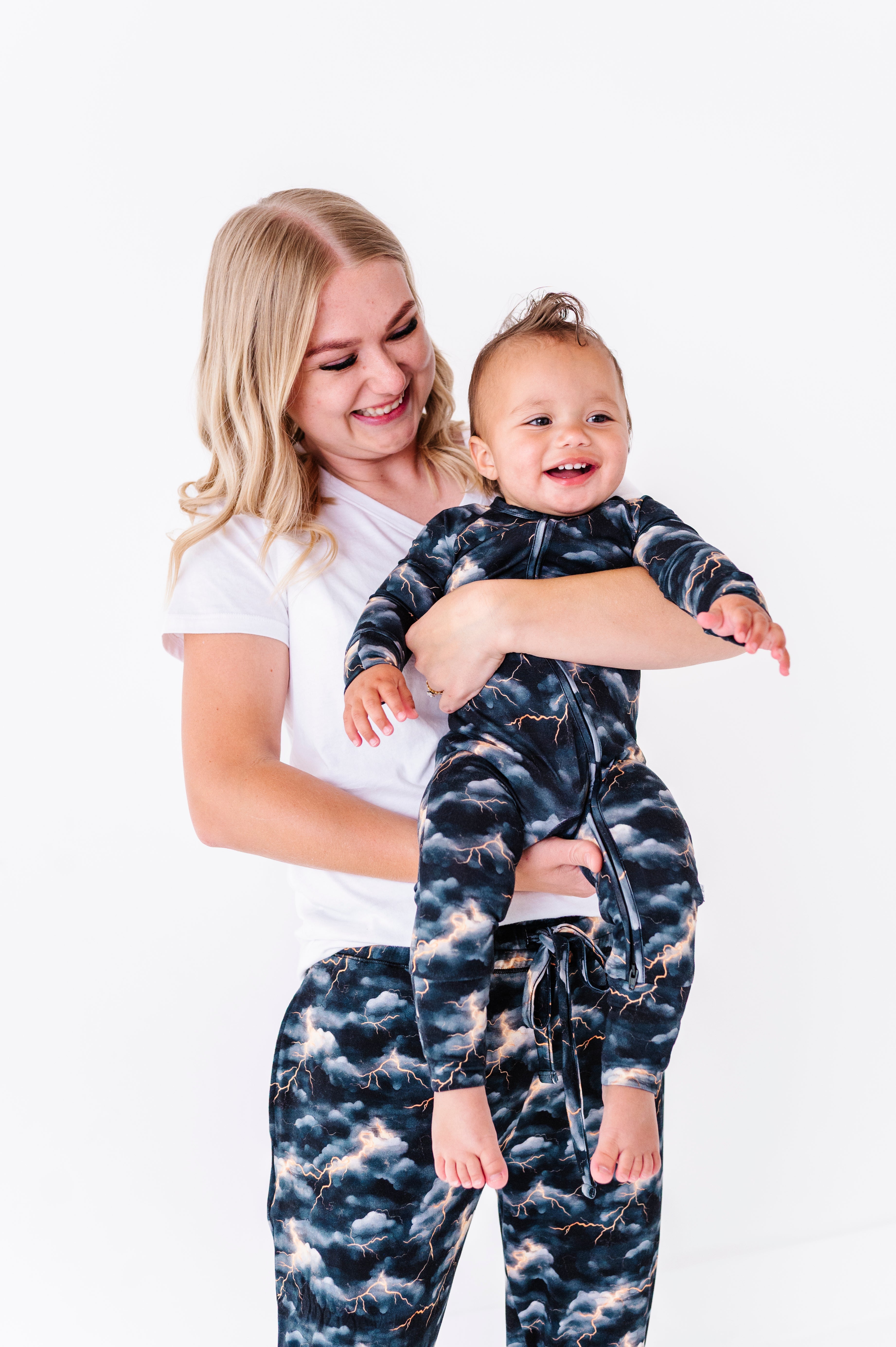 Stormy Clouds | Bamboo Zipper Pajamas