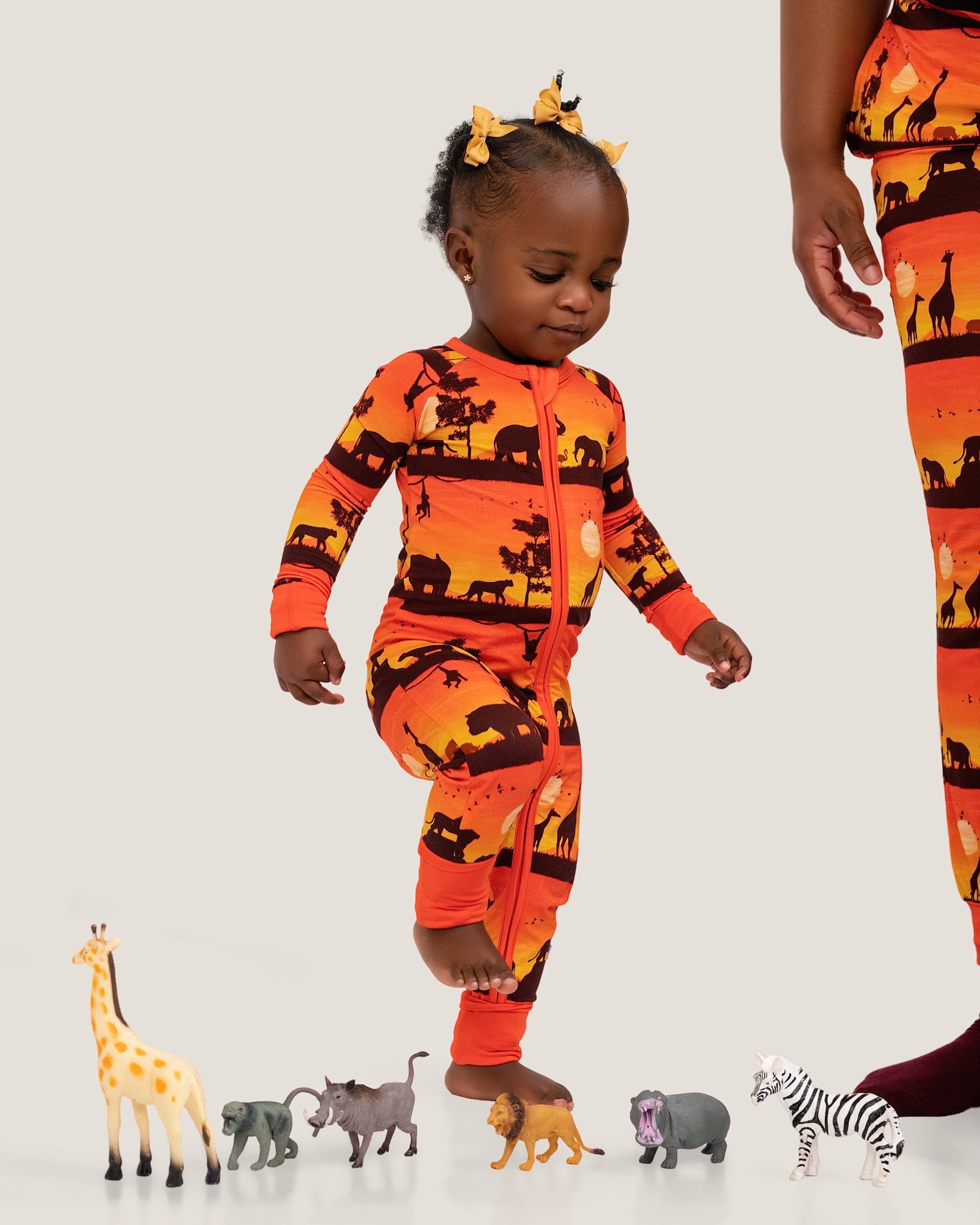 Sunset Safari | Bamboo Zipper Pajamas