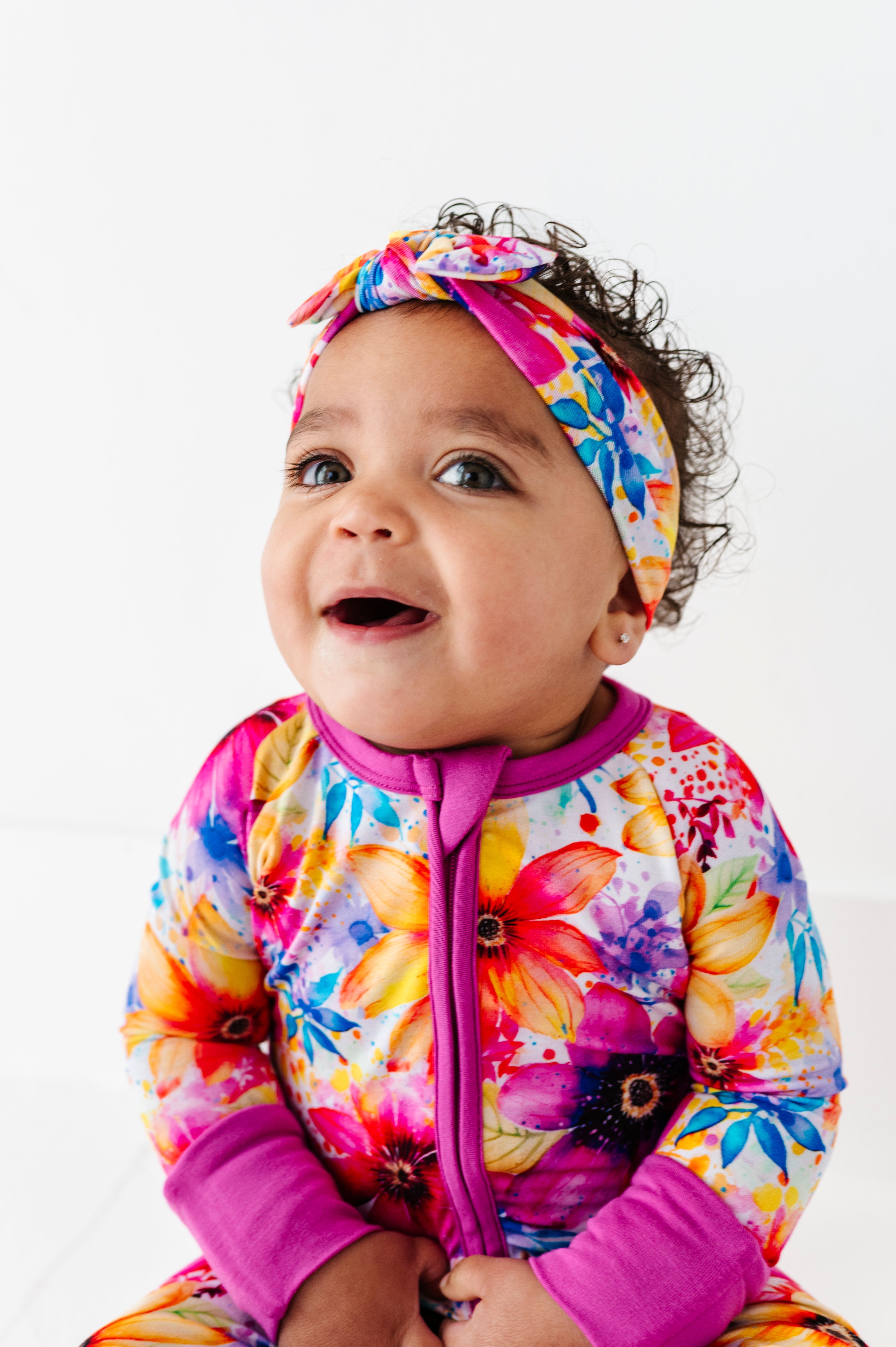 Painted Petals | Bamboo Zipper Pajamas