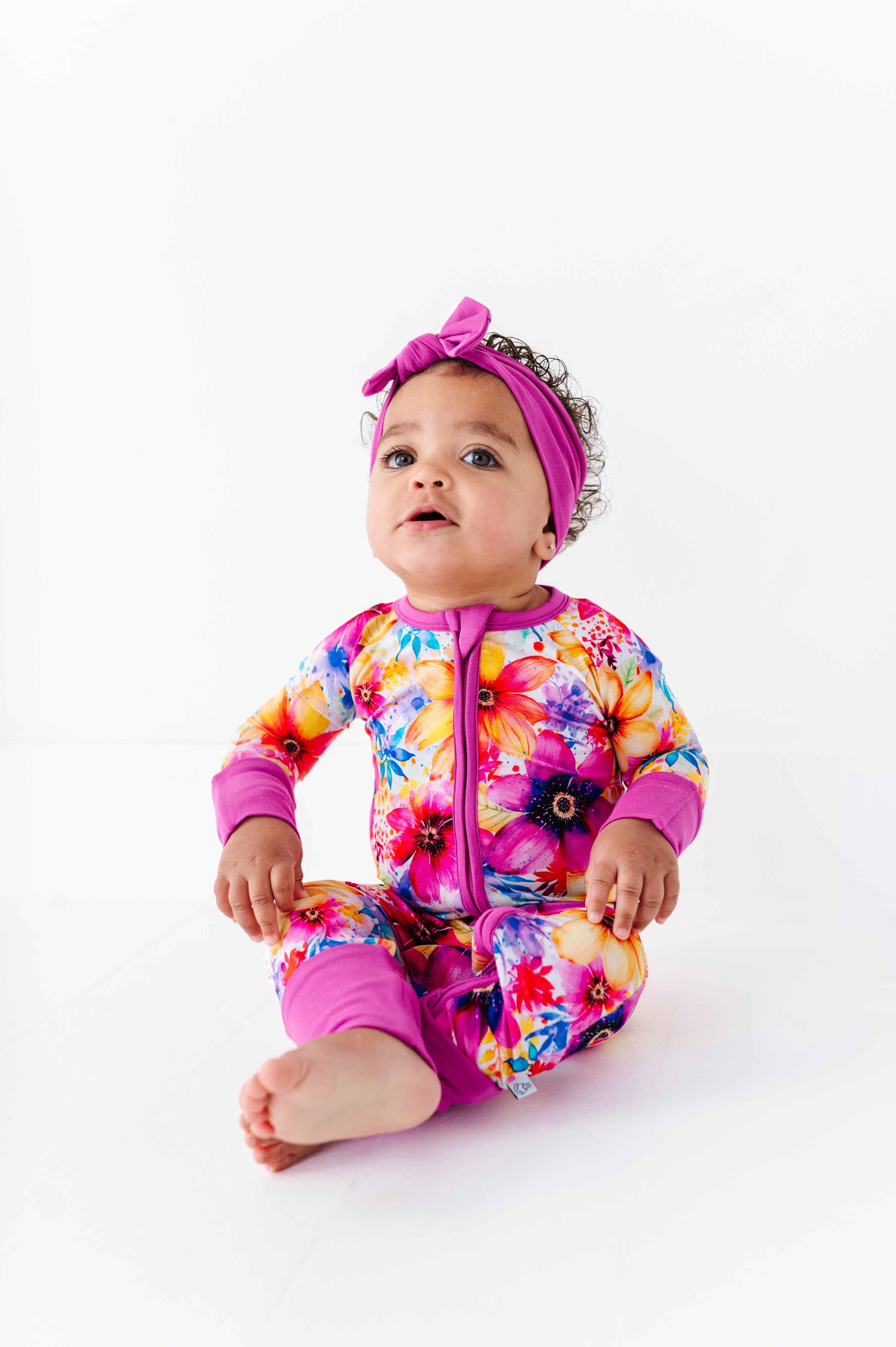 Painted Petals | Bamboo Zipper Pajamas