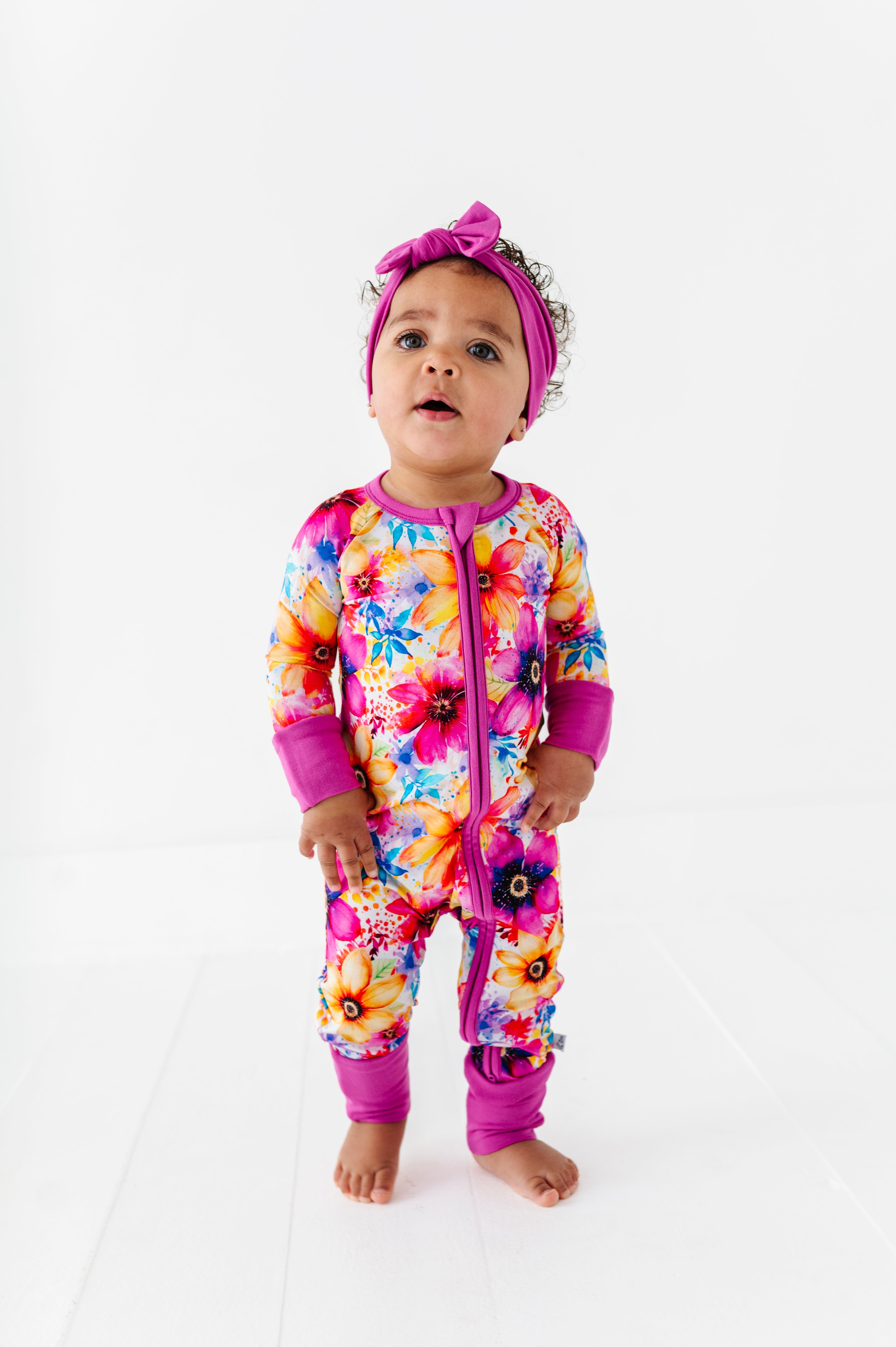 Berry Splash | Bamboo Headband Bow
