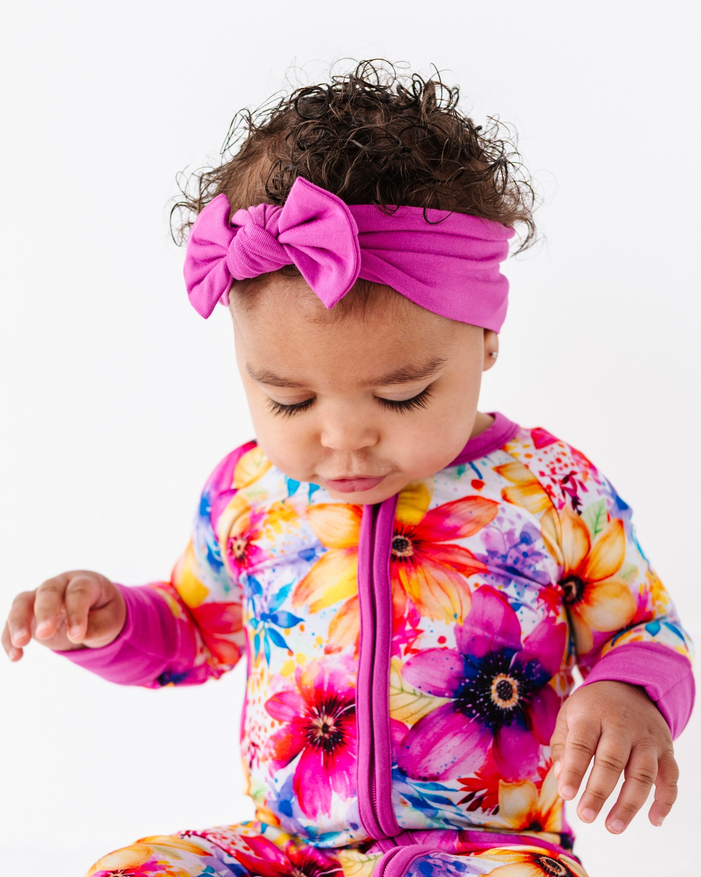 Berry Splash | Bamboo Headband Bow