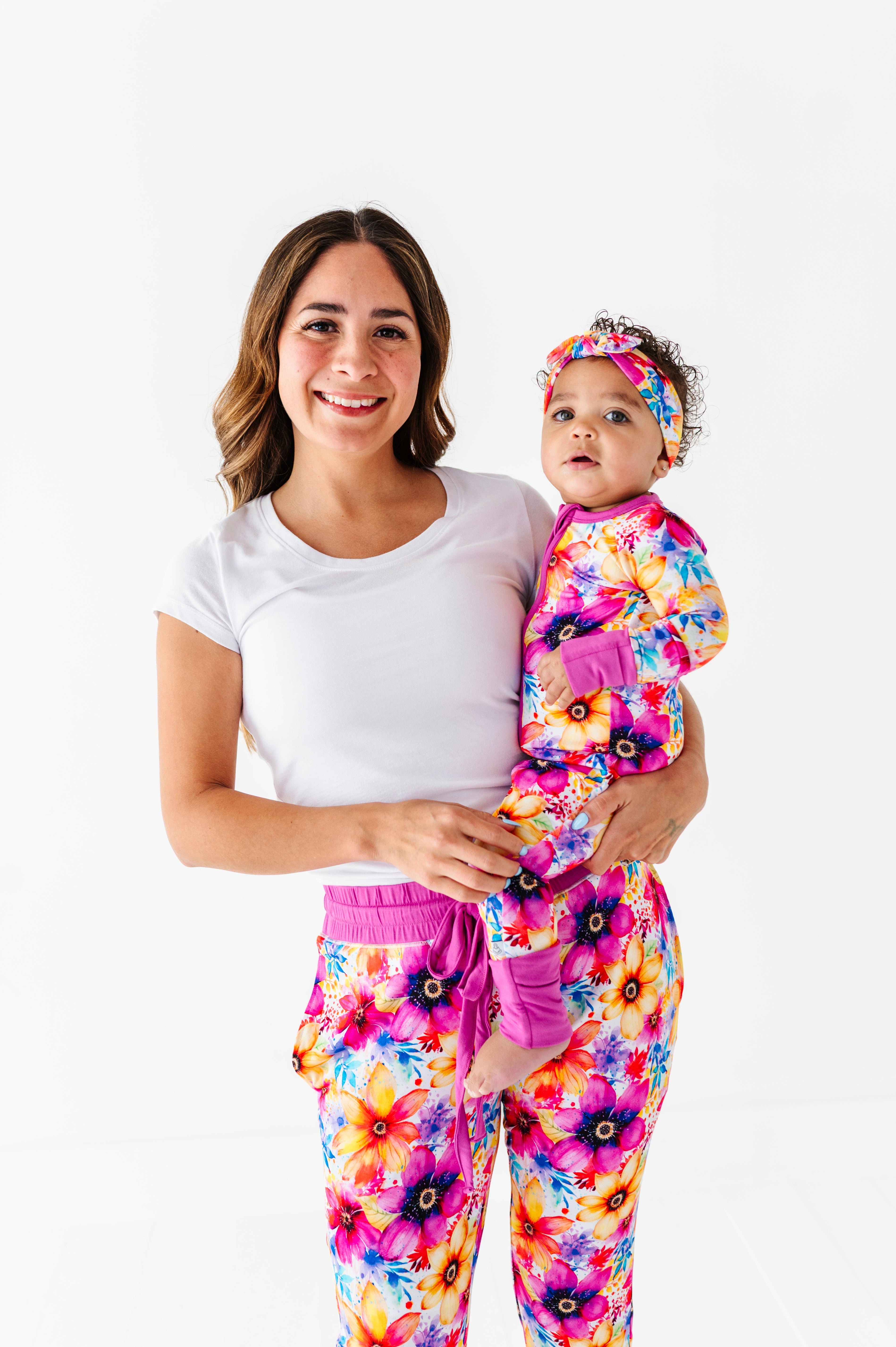 Painted Petals | Bamboo Zipper Pajamas