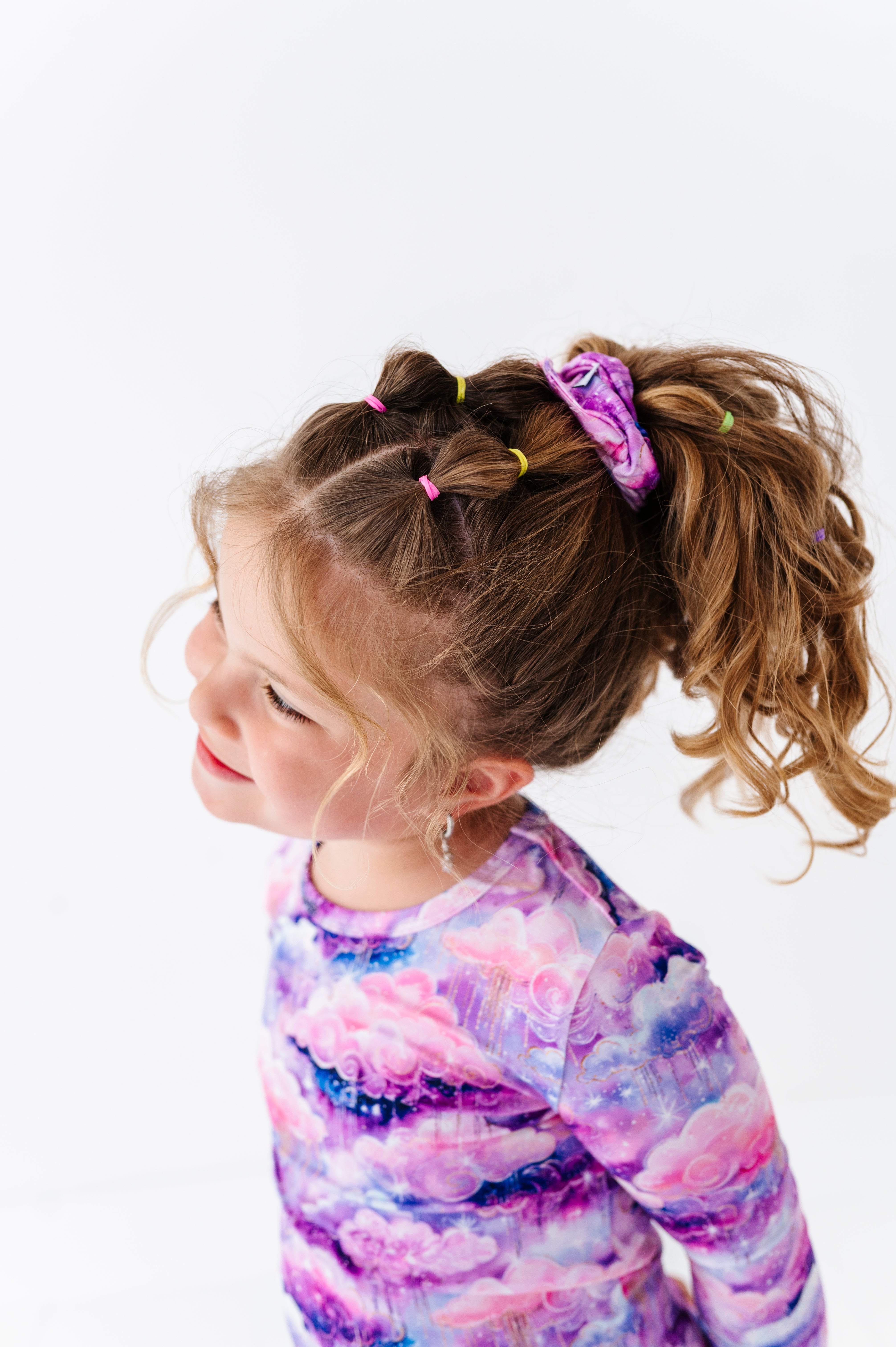 Shimmer Clouds | Bamboo Scrunchie