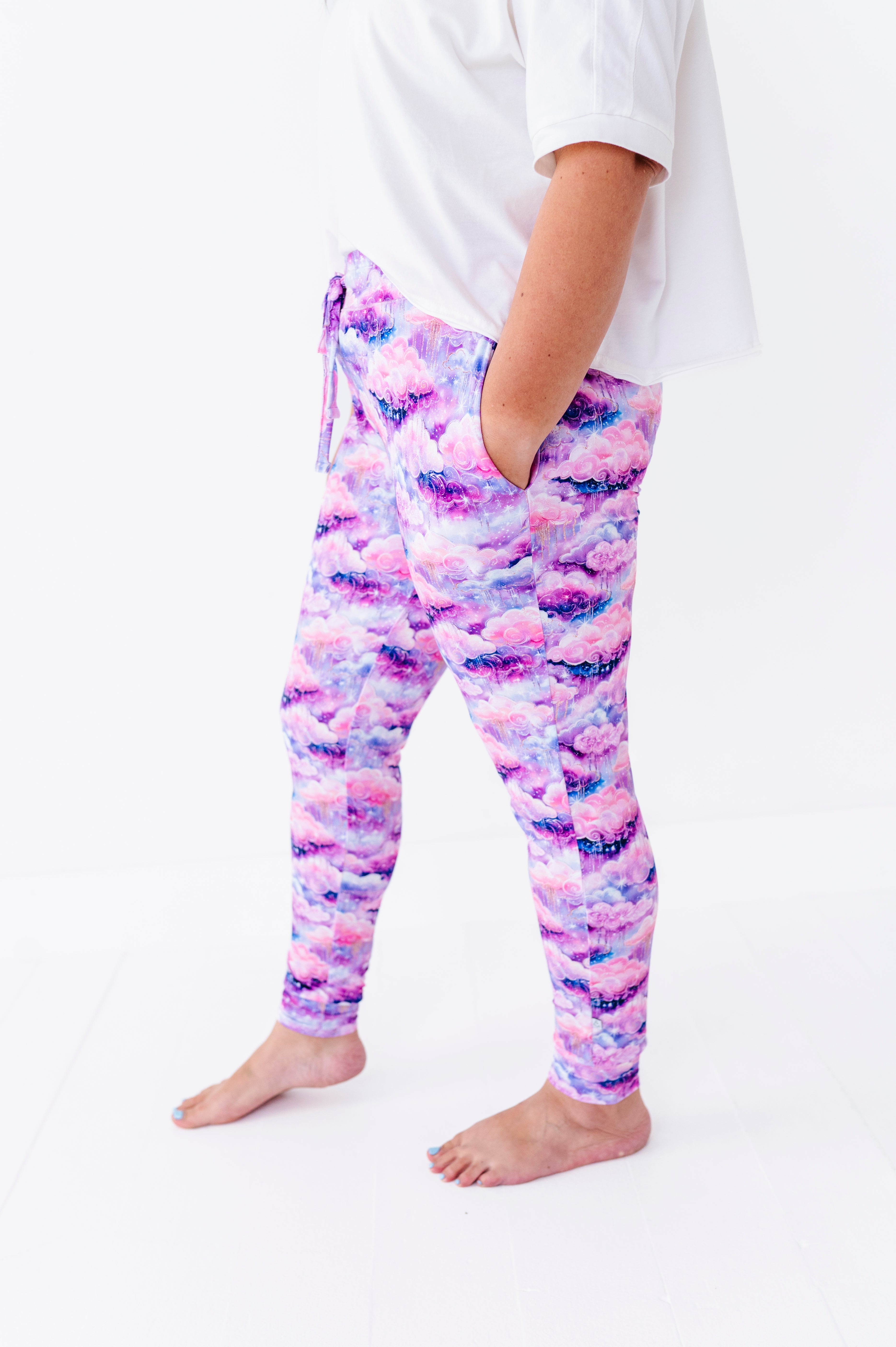 Shimmer Clouds | Women’s Bamboo Joggers