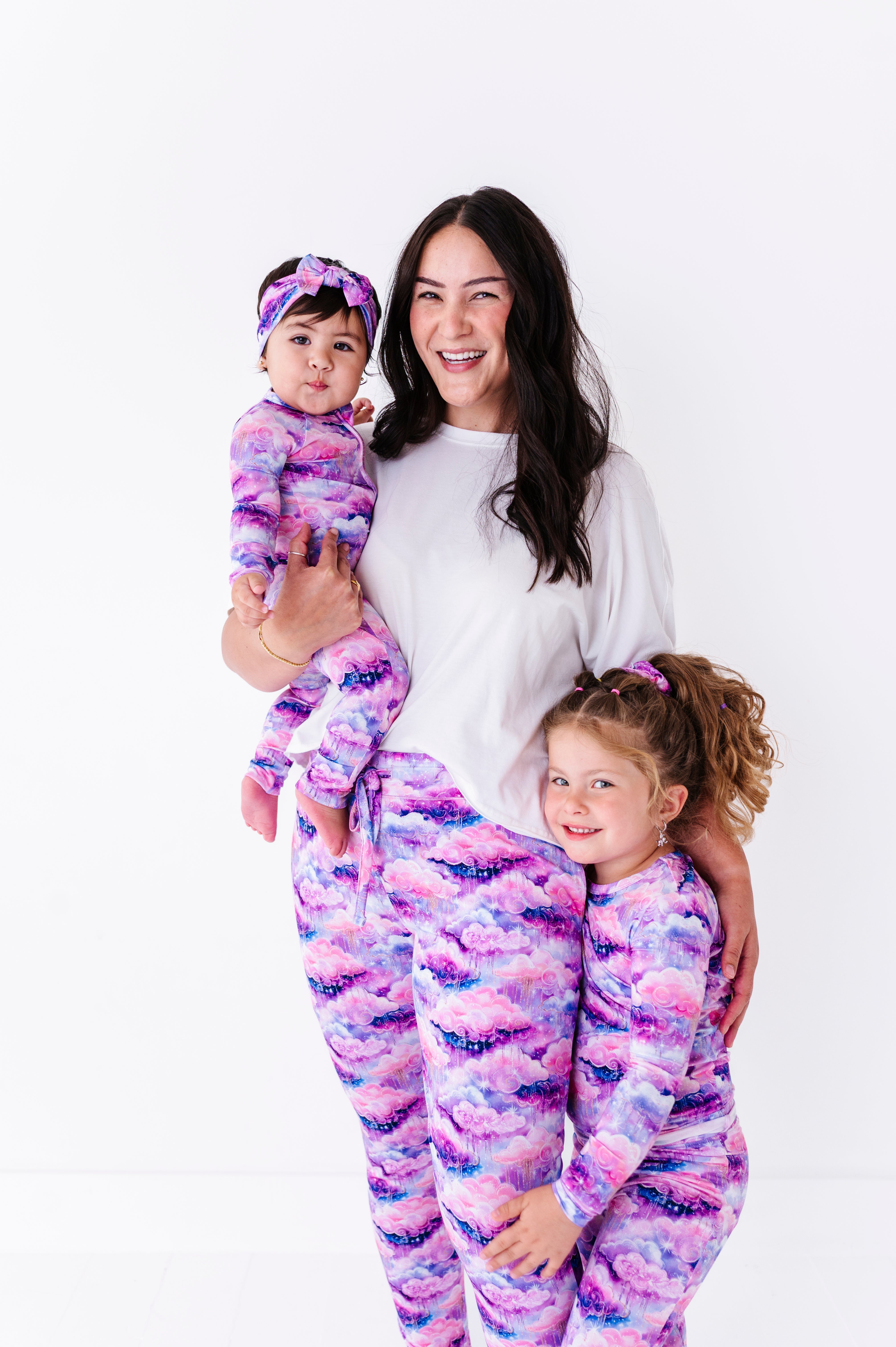 Shimmer Clouds | Bamboo Two-piece Pajamas