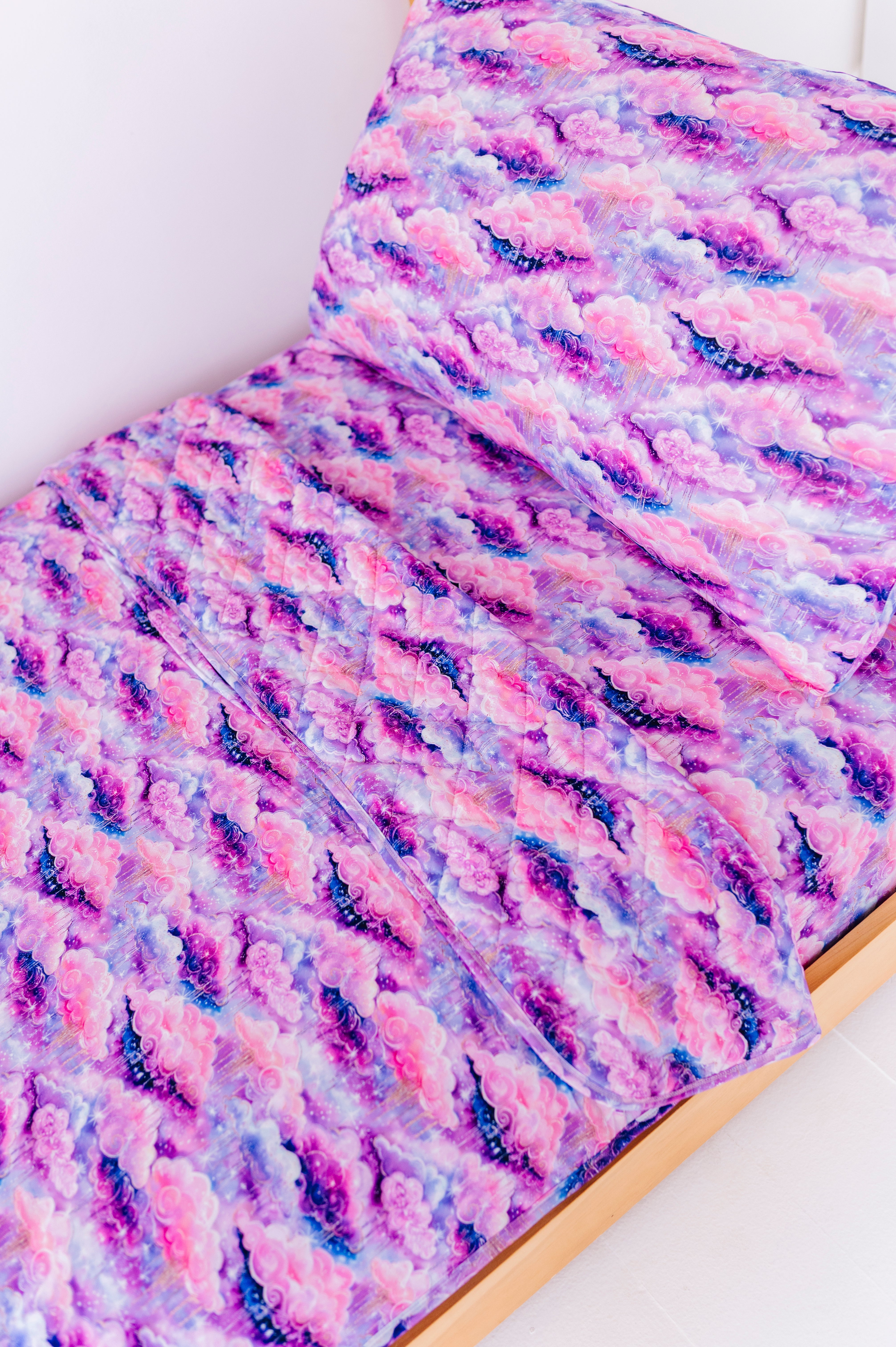 Shimmer Clouds | Bamboo Twin Fitted Sheet & 1 Pillowcase