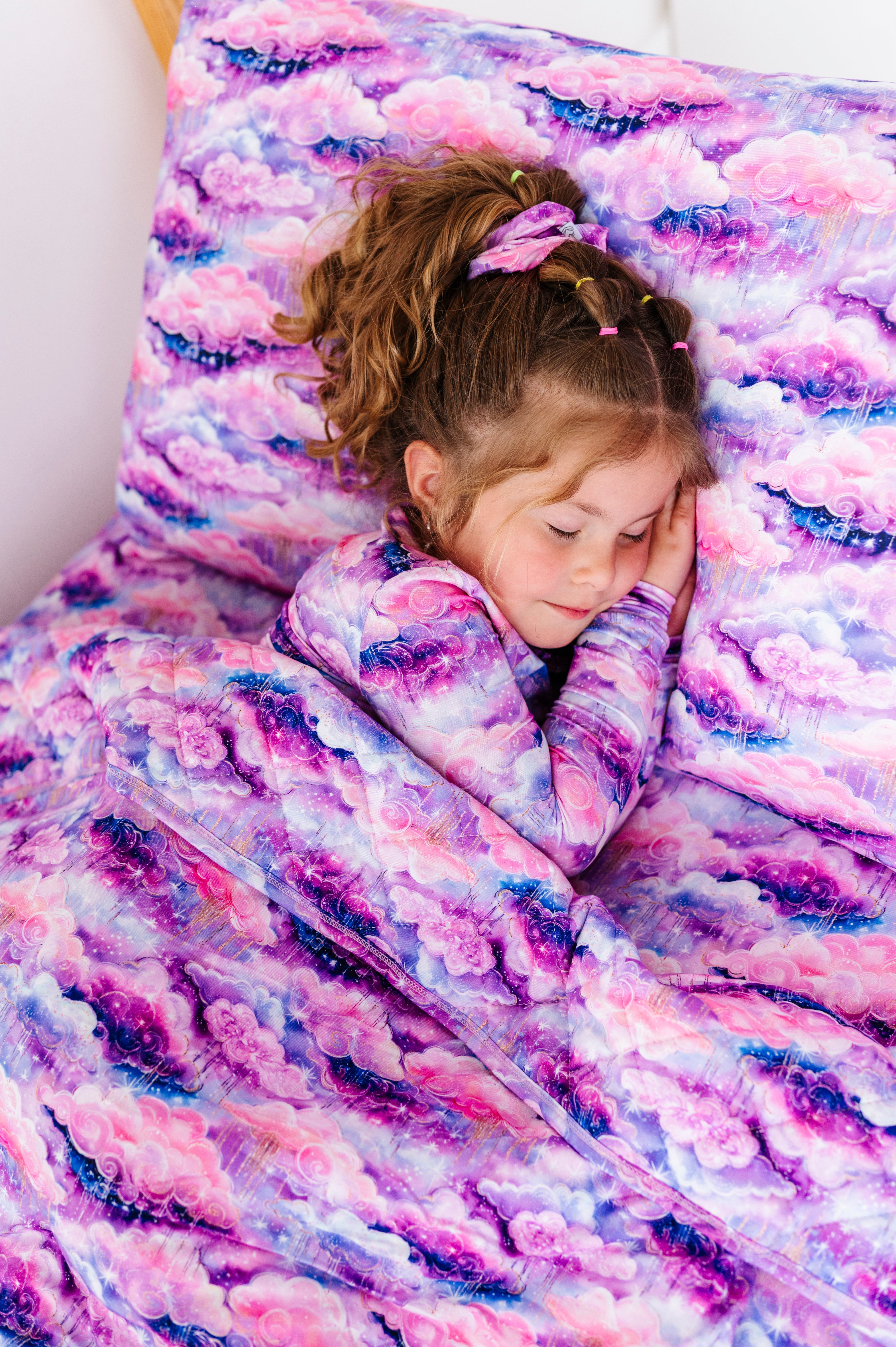 Shimmer Clouds | Bamboo Two-piece Pajamas