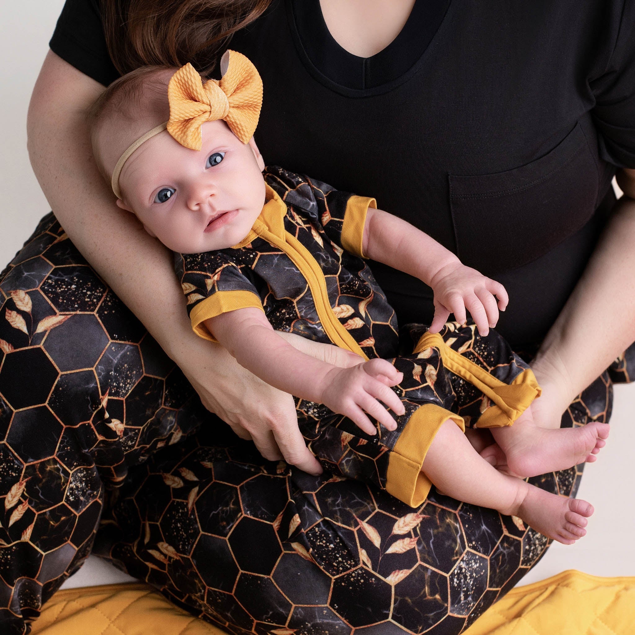 Midnight Honey | Bamboo Shorty Zipper Romper - Baby, Infant & Toddler