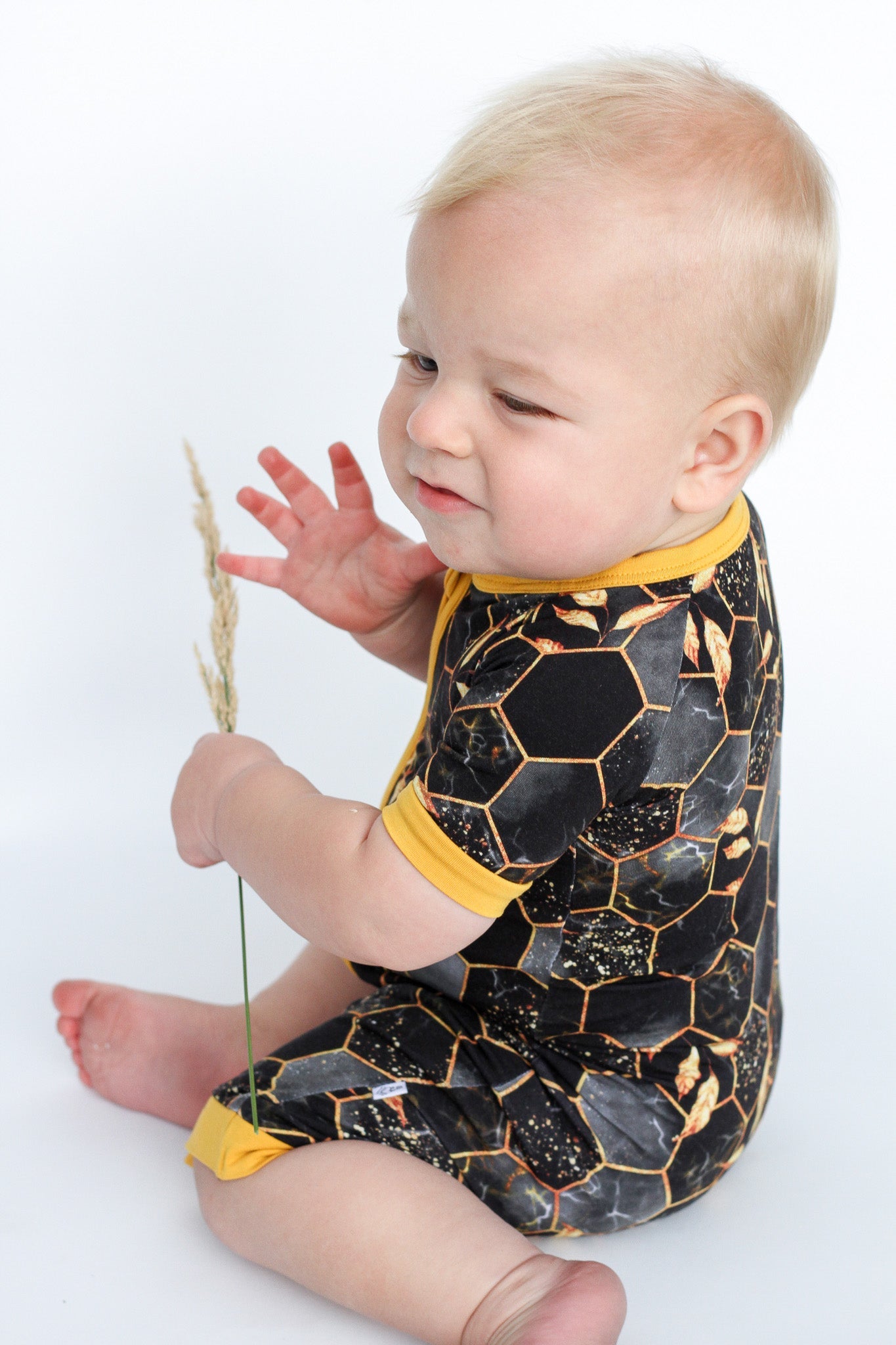 Midnight Honey | Bamboo Shorty Zipper Romper - Baby, Infant & Toddler