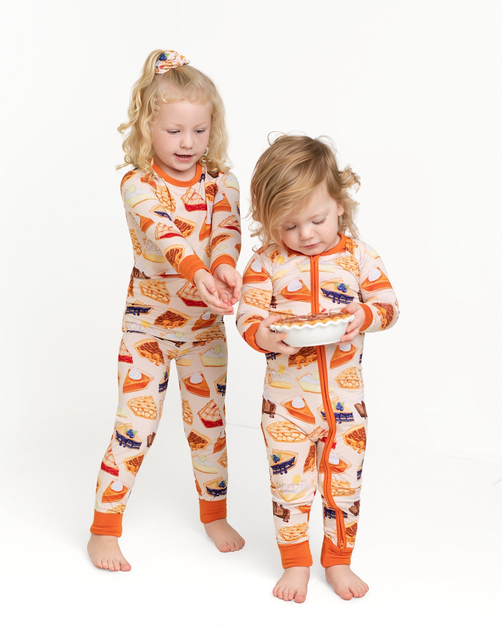Slice Of Pie | Bamboo Zipper Pajamas