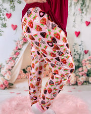 Sweet Strawberries | Women's Bamboo Joggers
