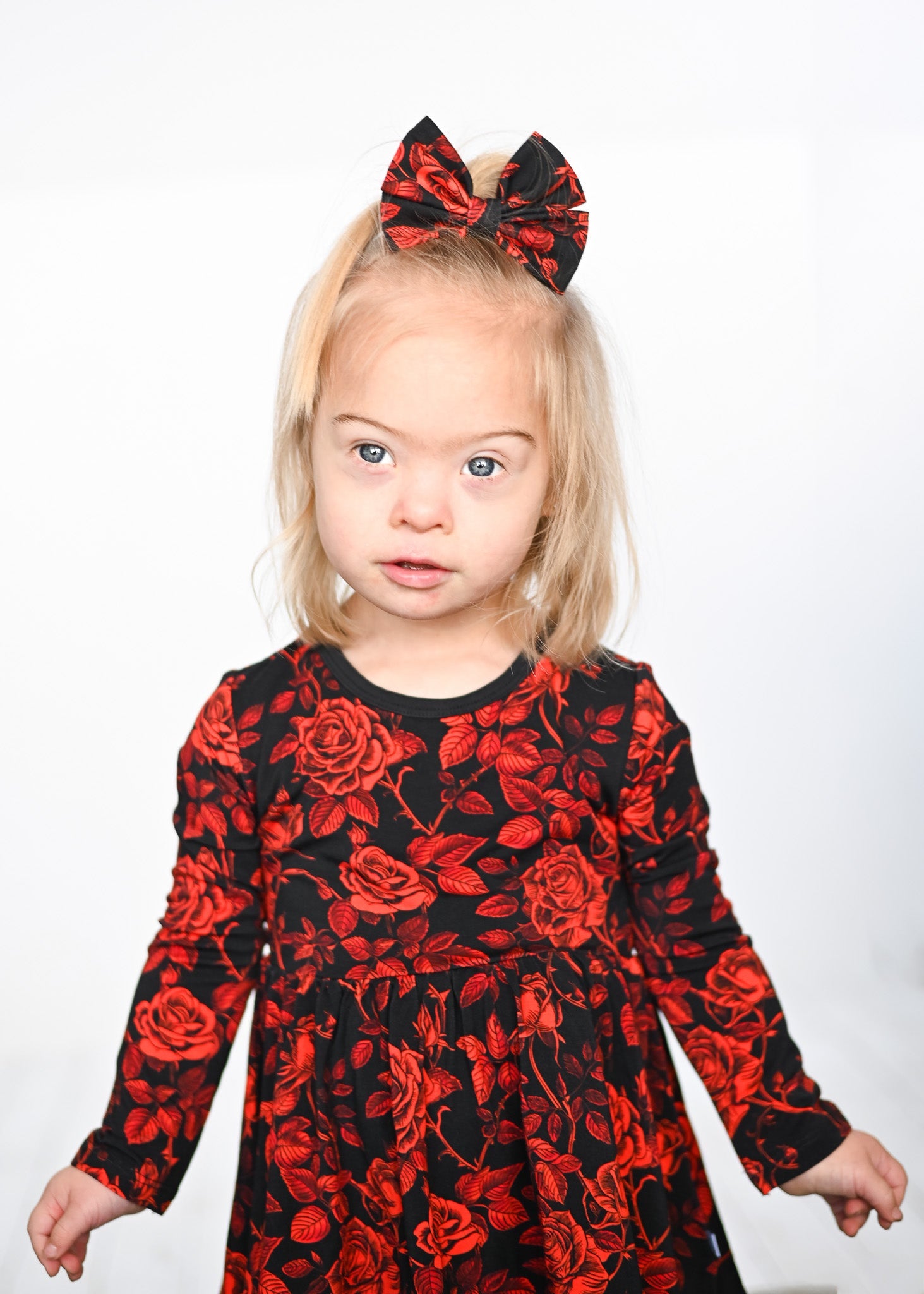 Midnight Roses | Bamboo Peplum & Leggings Set