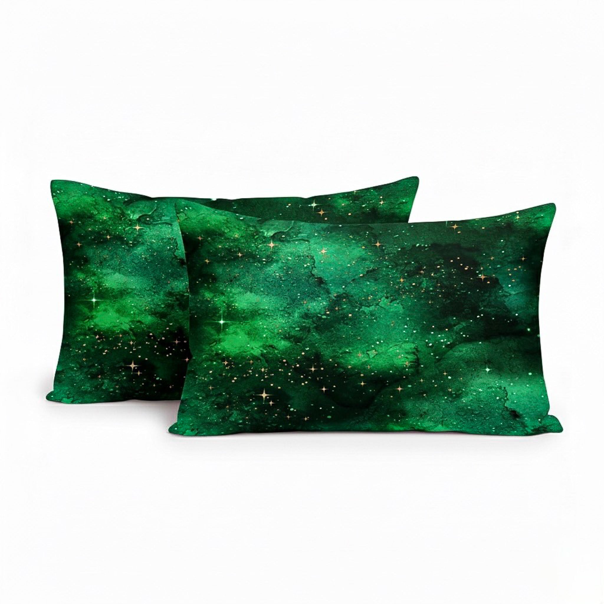 Wicked Cute | Green Galaxy Elixir | Bamboo Pillowcases (2 Pack)